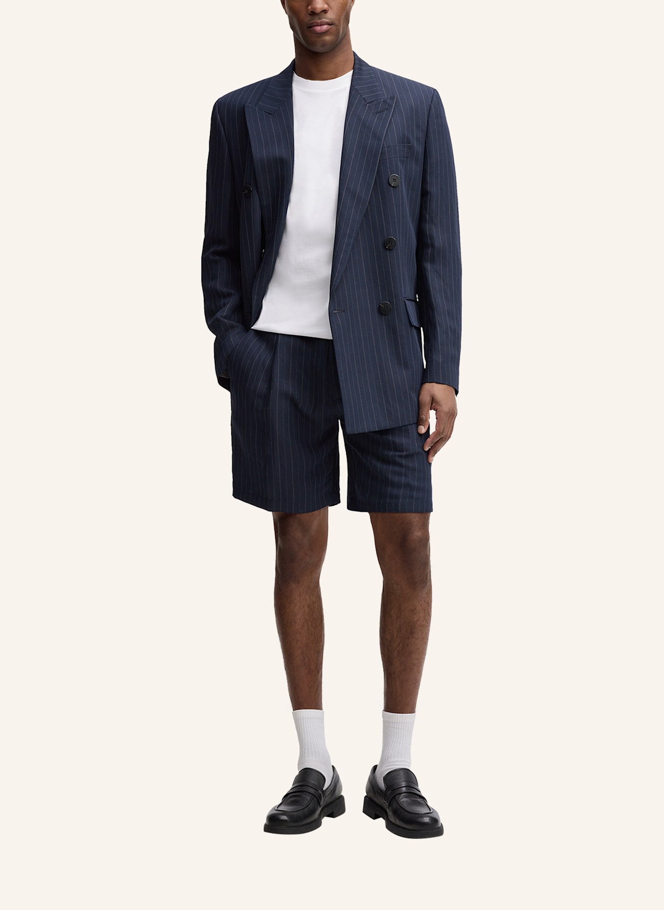 STRELLSON Chino Shorts KELBY: DUNKELBLAU