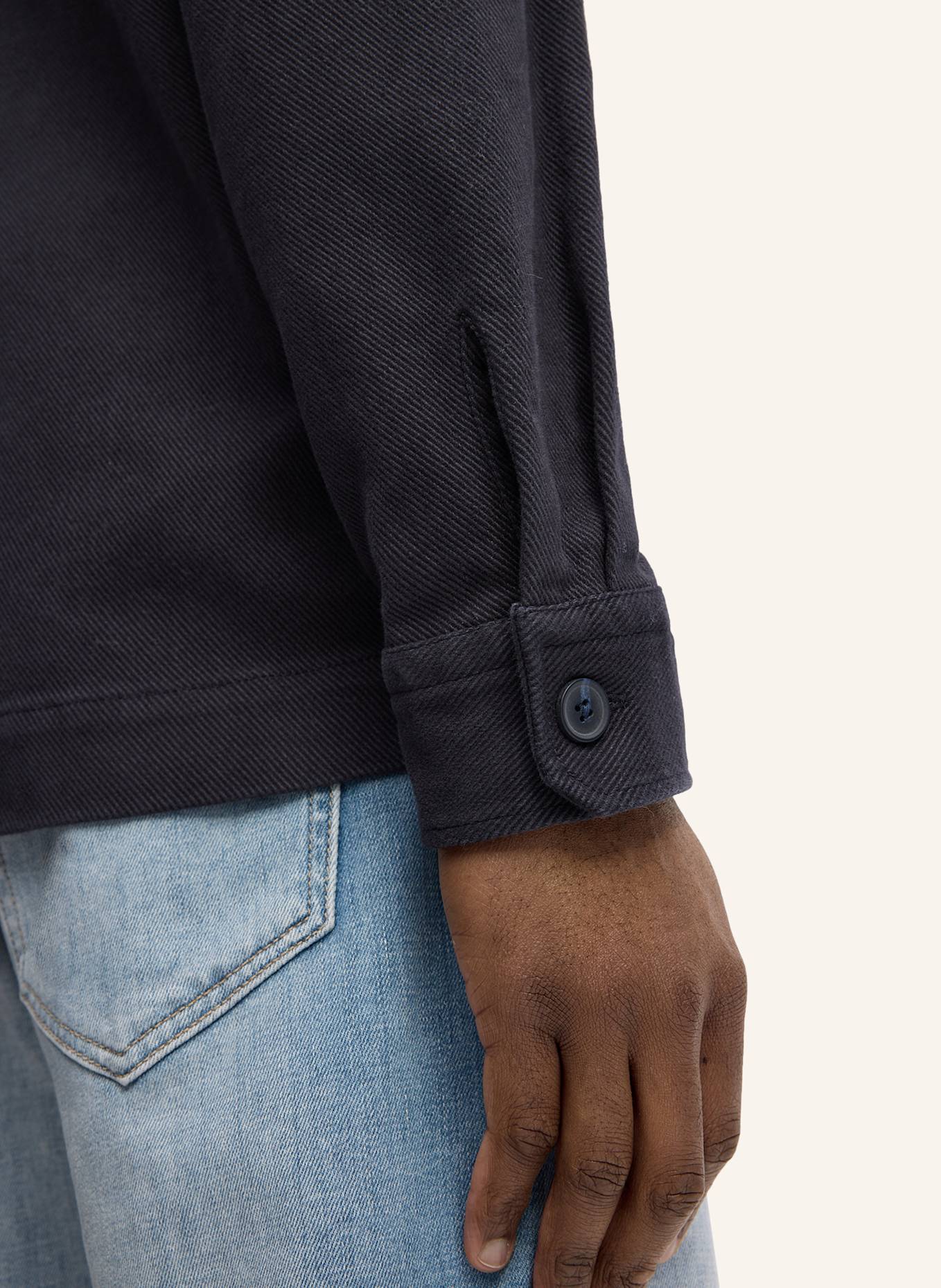 STRELLSON Jeanshemd NORIN: DUNKELBLAU