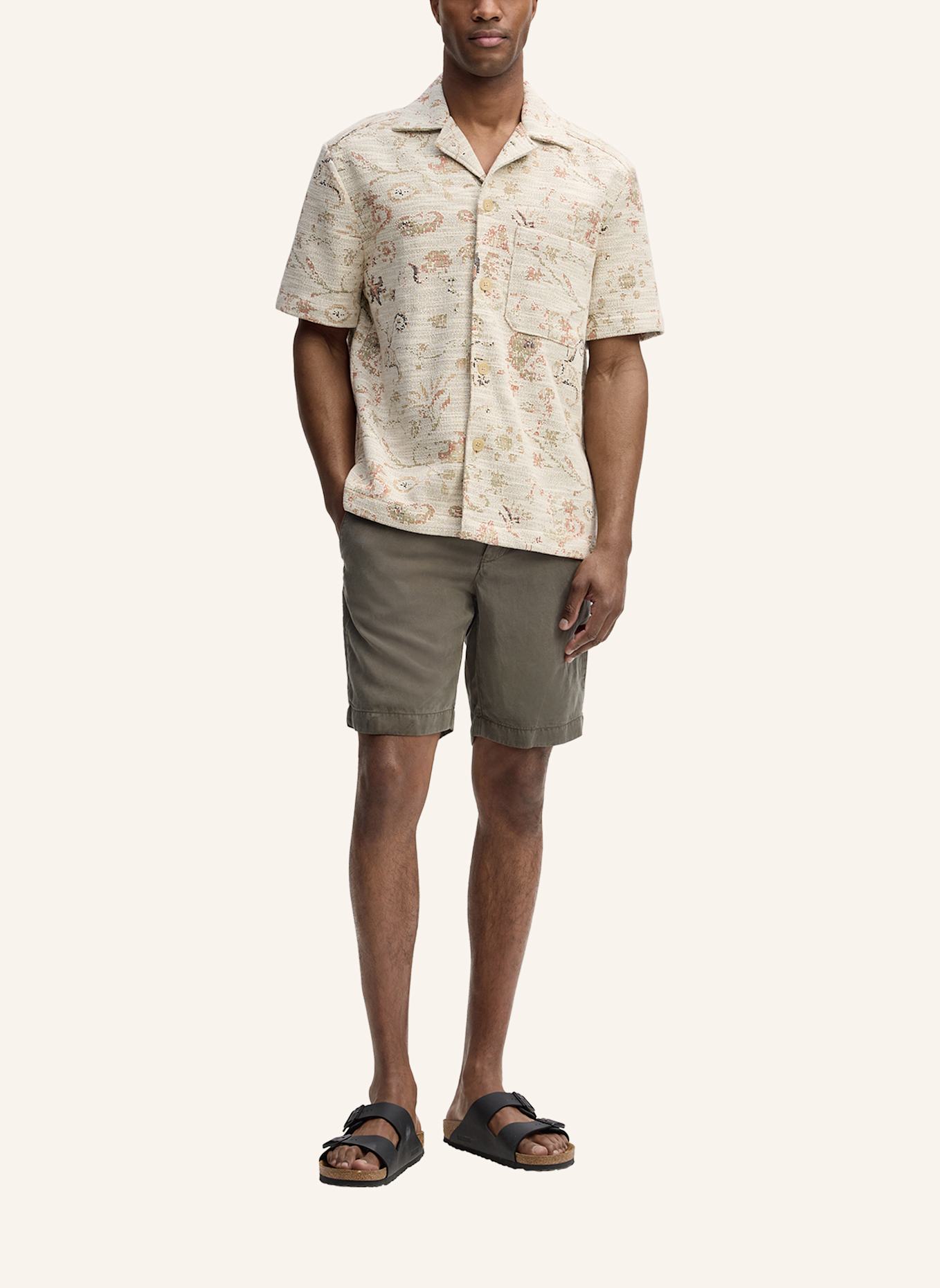 STRELLSON Shorts KAJI Relaxed Fit mit Leinen: OLIV