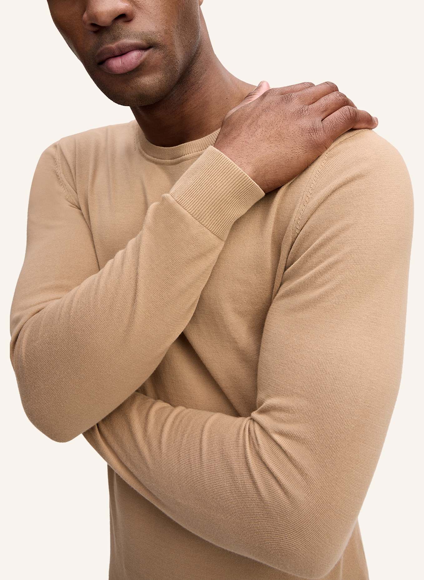 STRELLSON Pullover VINCENT: BEIGE