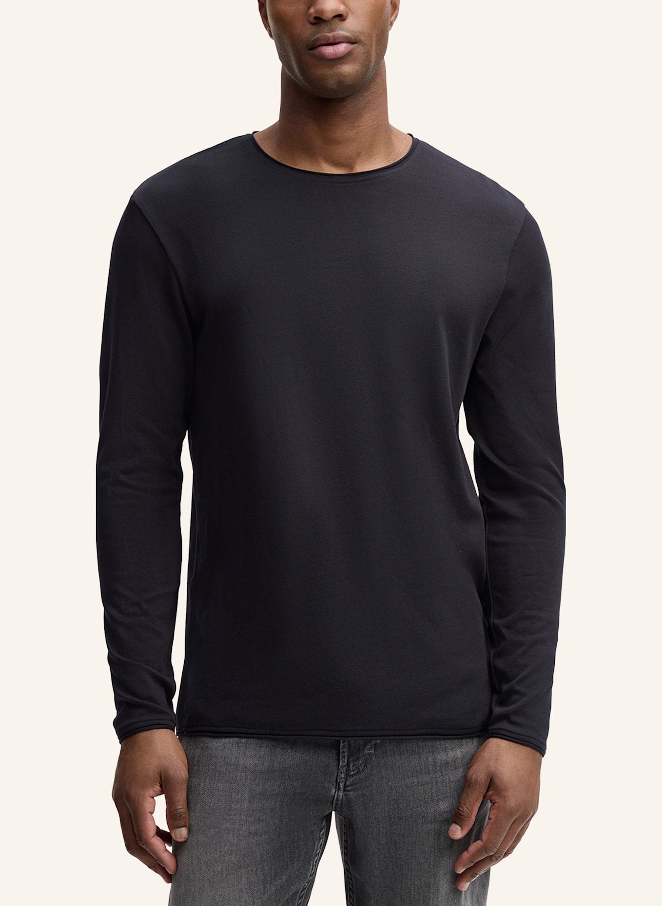 STRELLSON Longsleeve PROSPECT: SCHWARZ