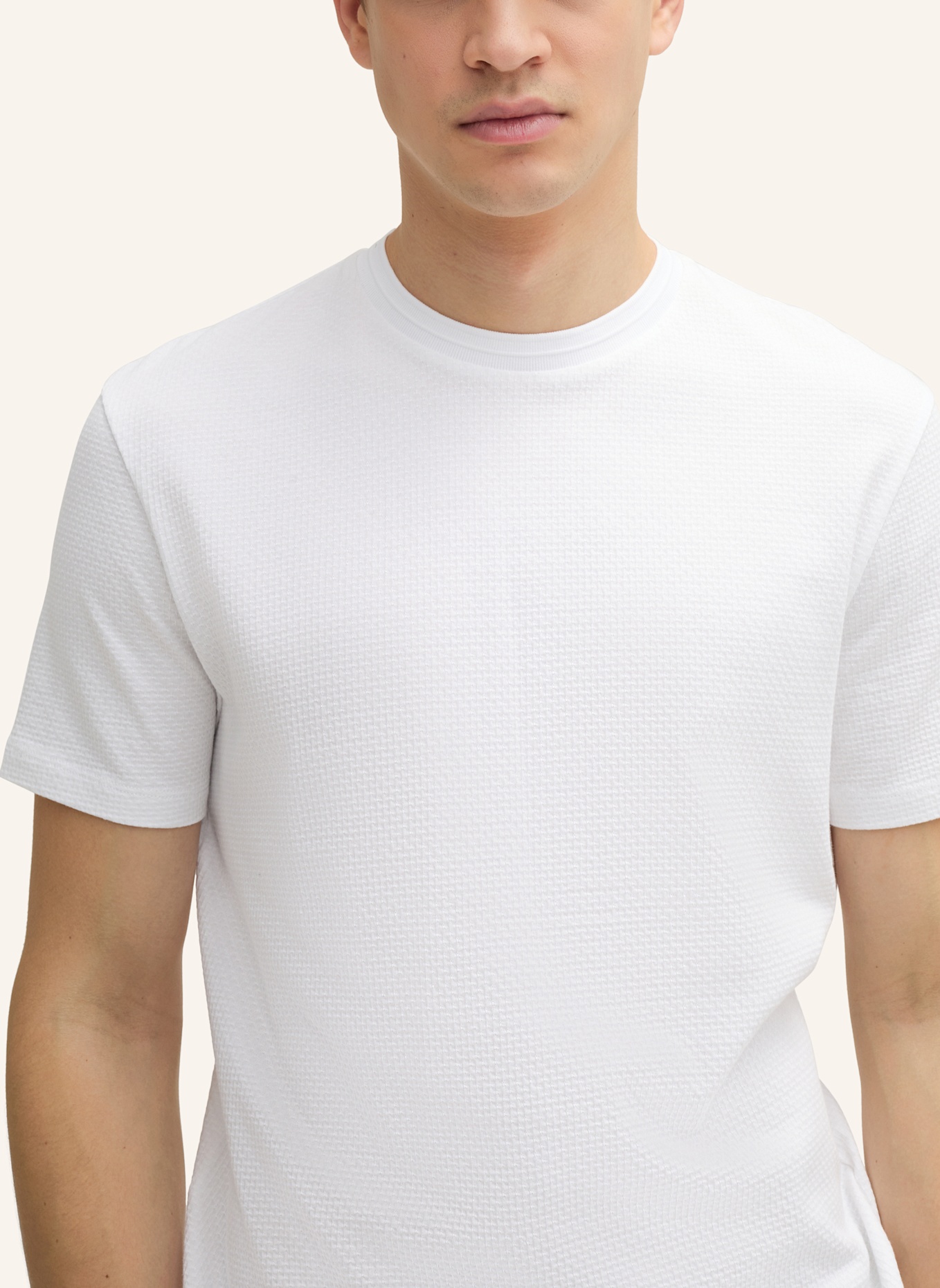 STRELLSON T-Shirt FISHER: WEISS