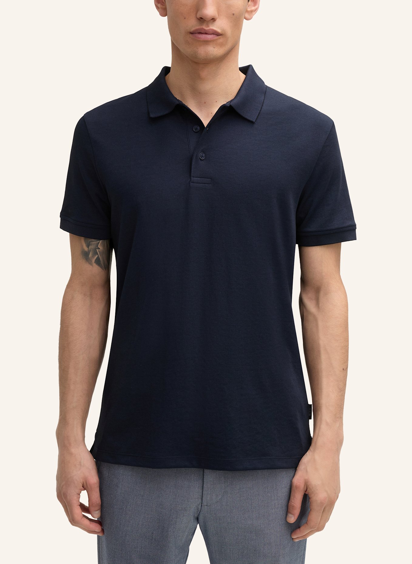 STRELLSON Poloshirt EDGAR: DUNKELBLAU