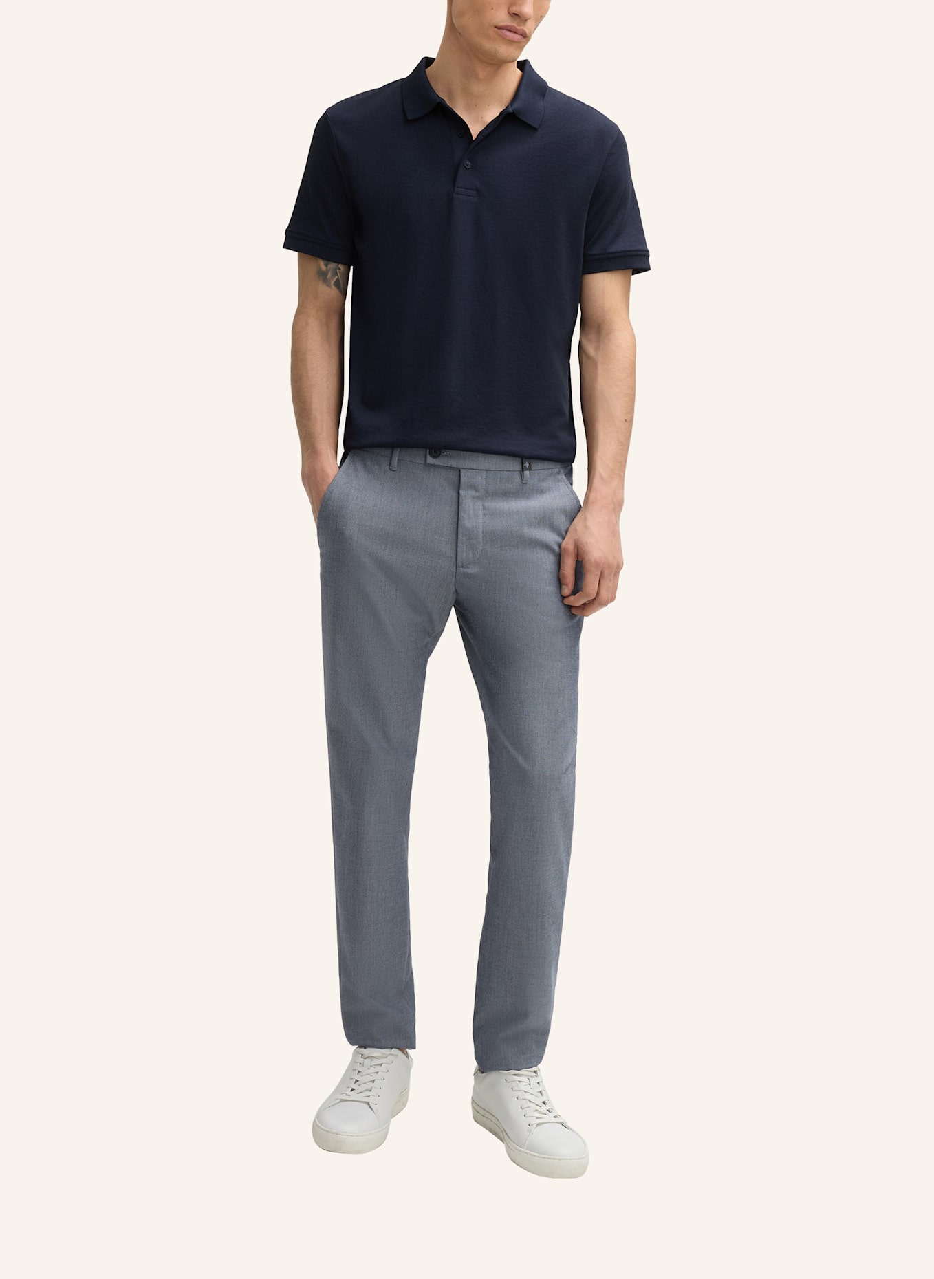 STRELLSON Poloshirt EDGAR: DUNKELBLAU