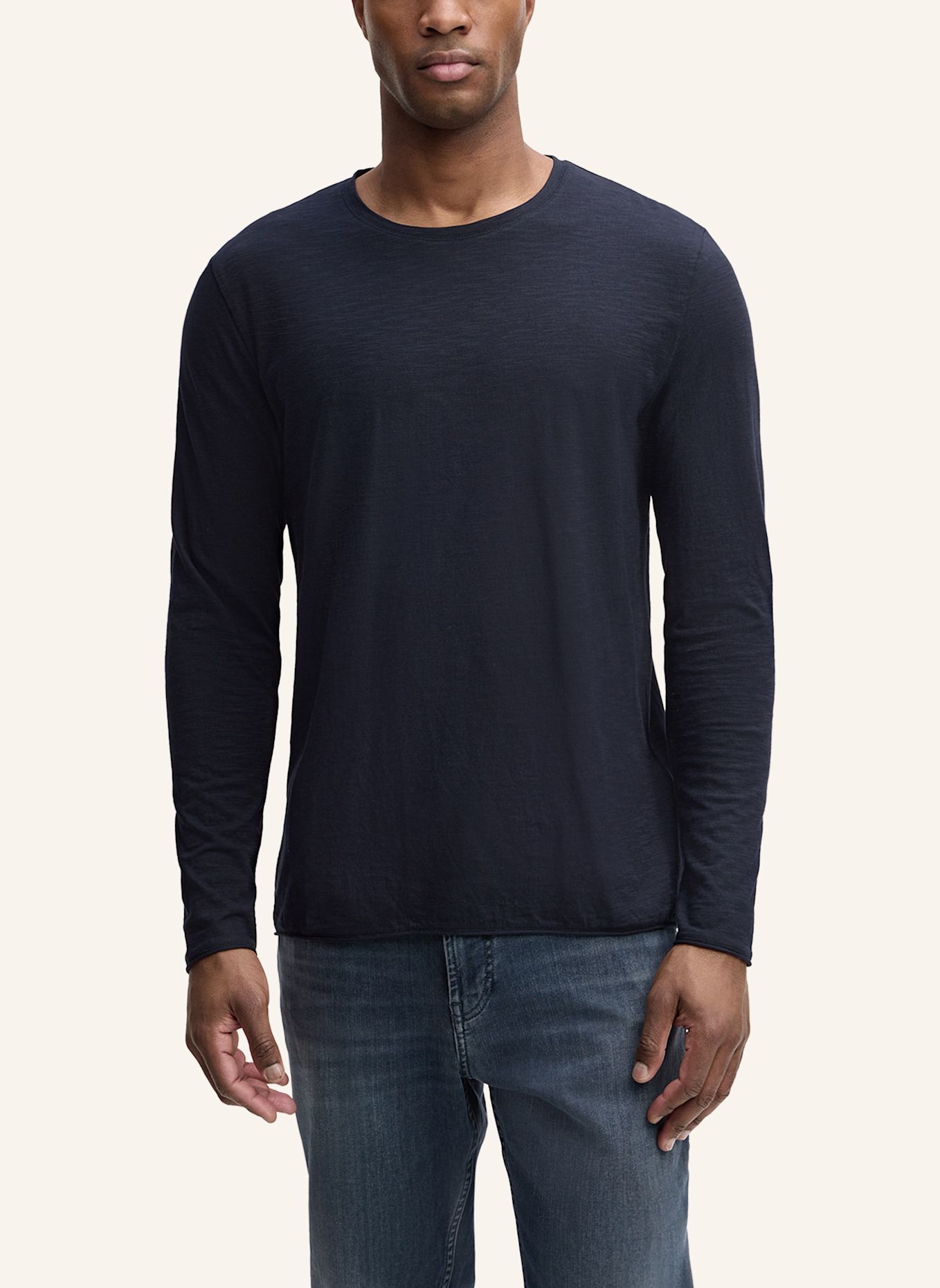 STRELLSON Longsleeve COLIN: DUNKELBLAU