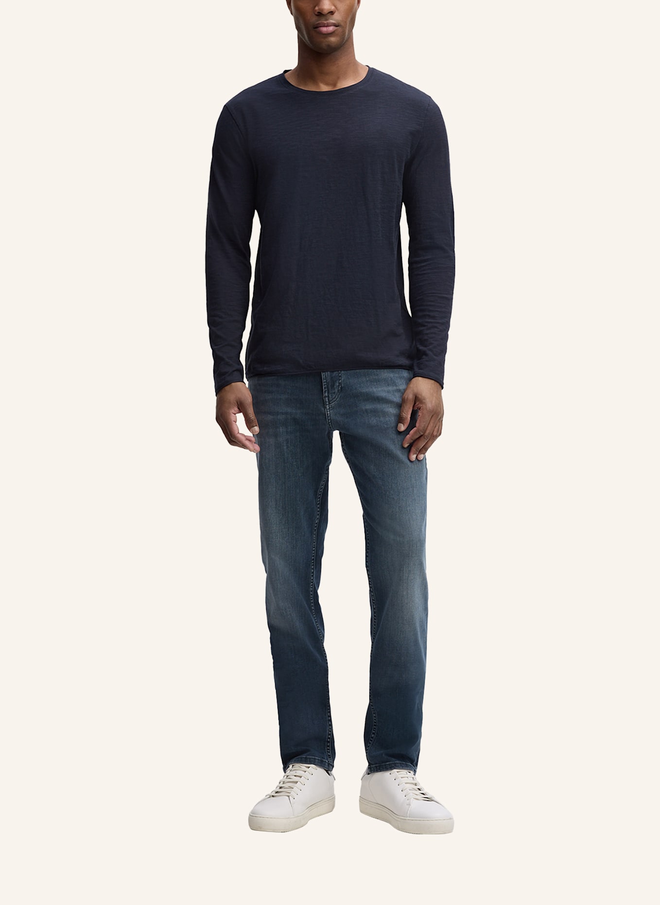 STRELLSON Longsleeve COLIN: DUNKELBLAU