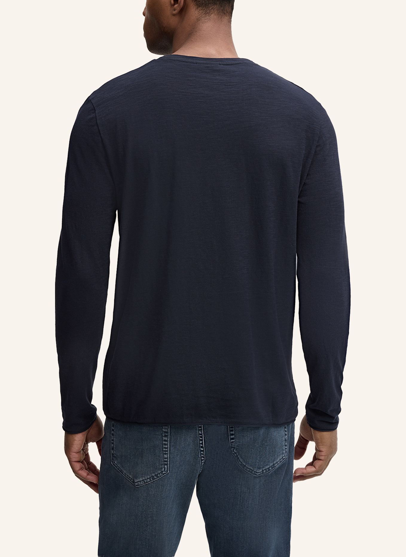 STRELLSON Longsleeve COLIN: DUNKELBLAU