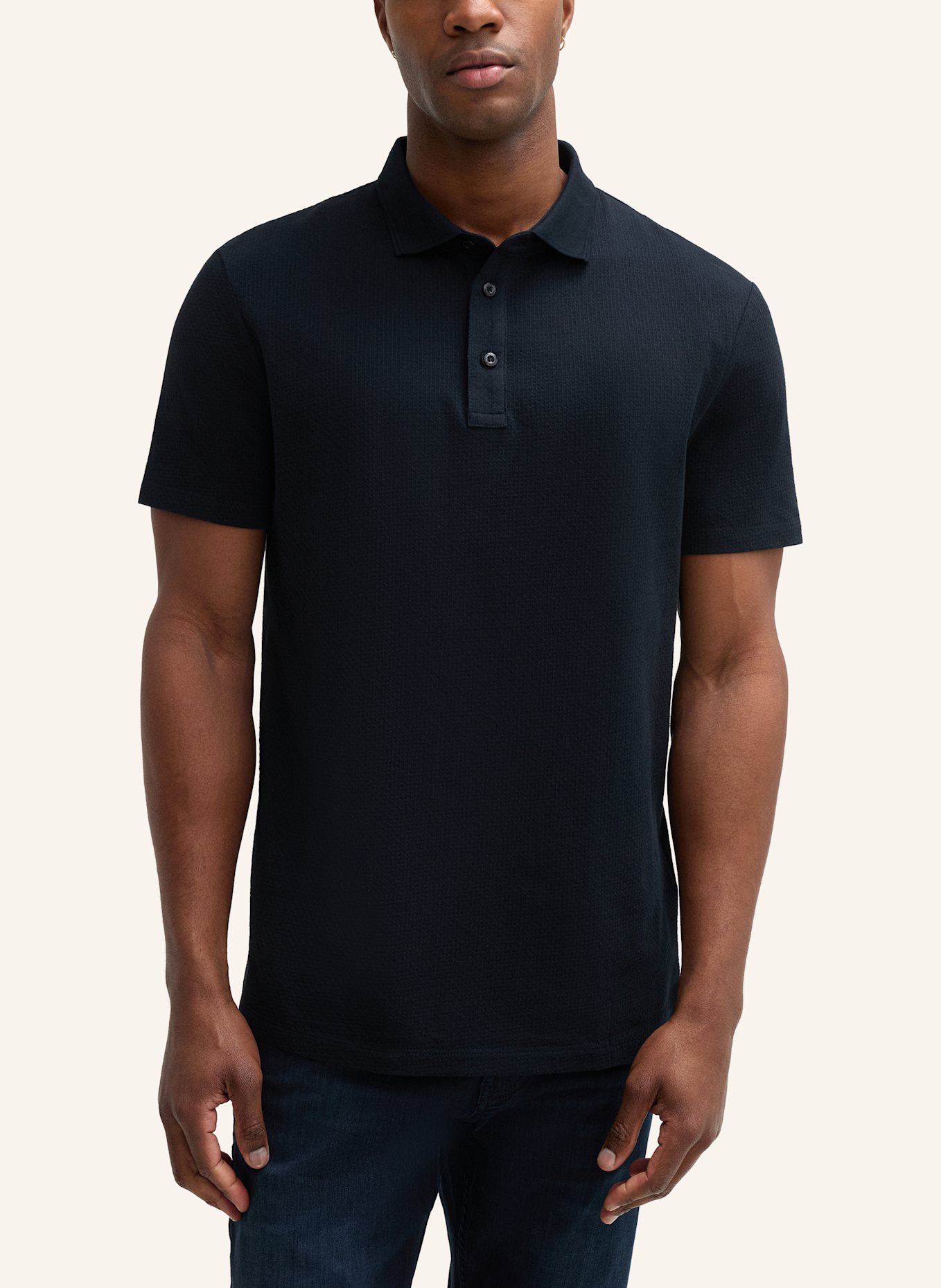 STRELLSON Poloshirt FISHER: DUNKELBLAU