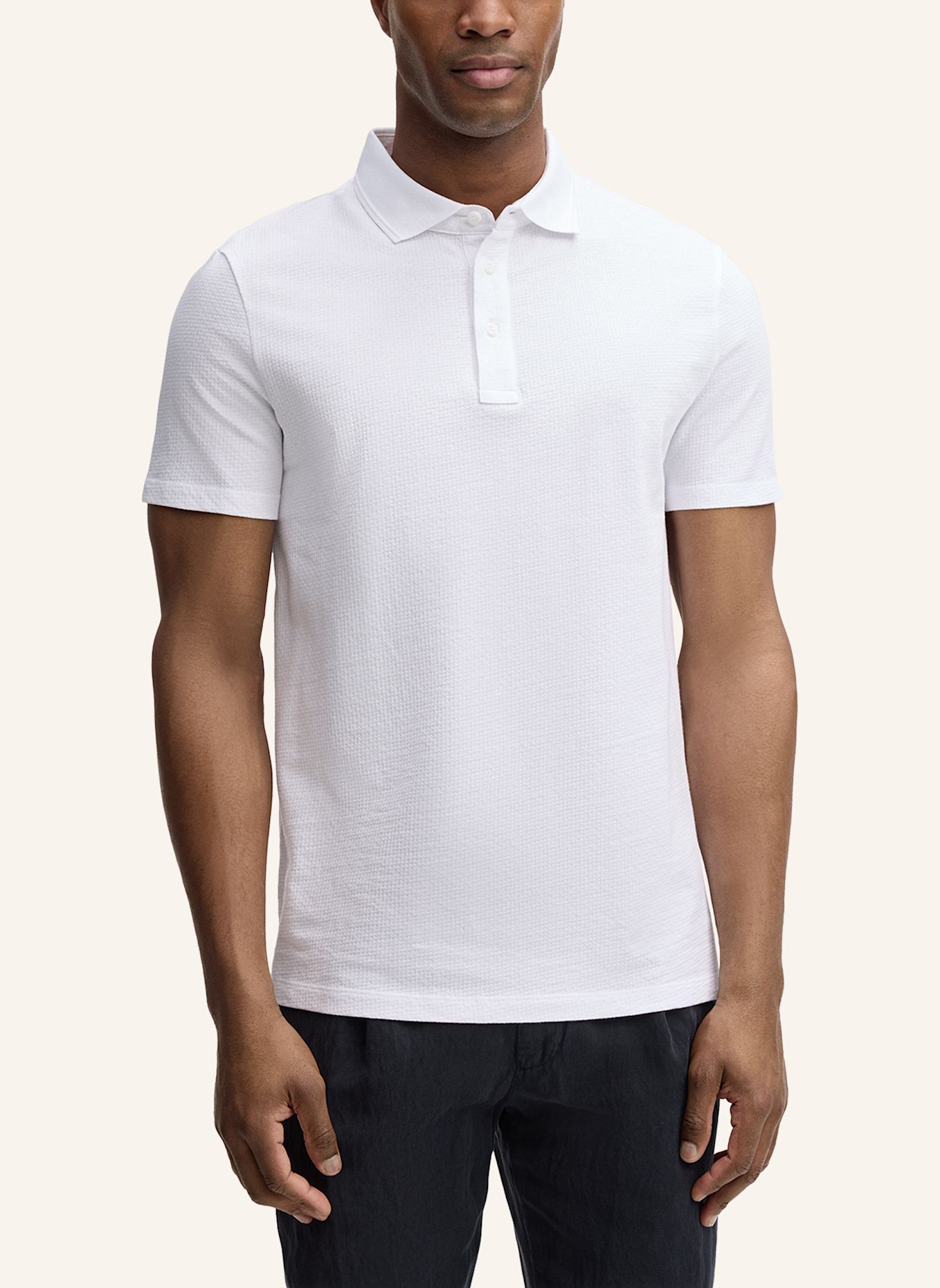 STRELLSON Poloshirt FISHER: WEISS