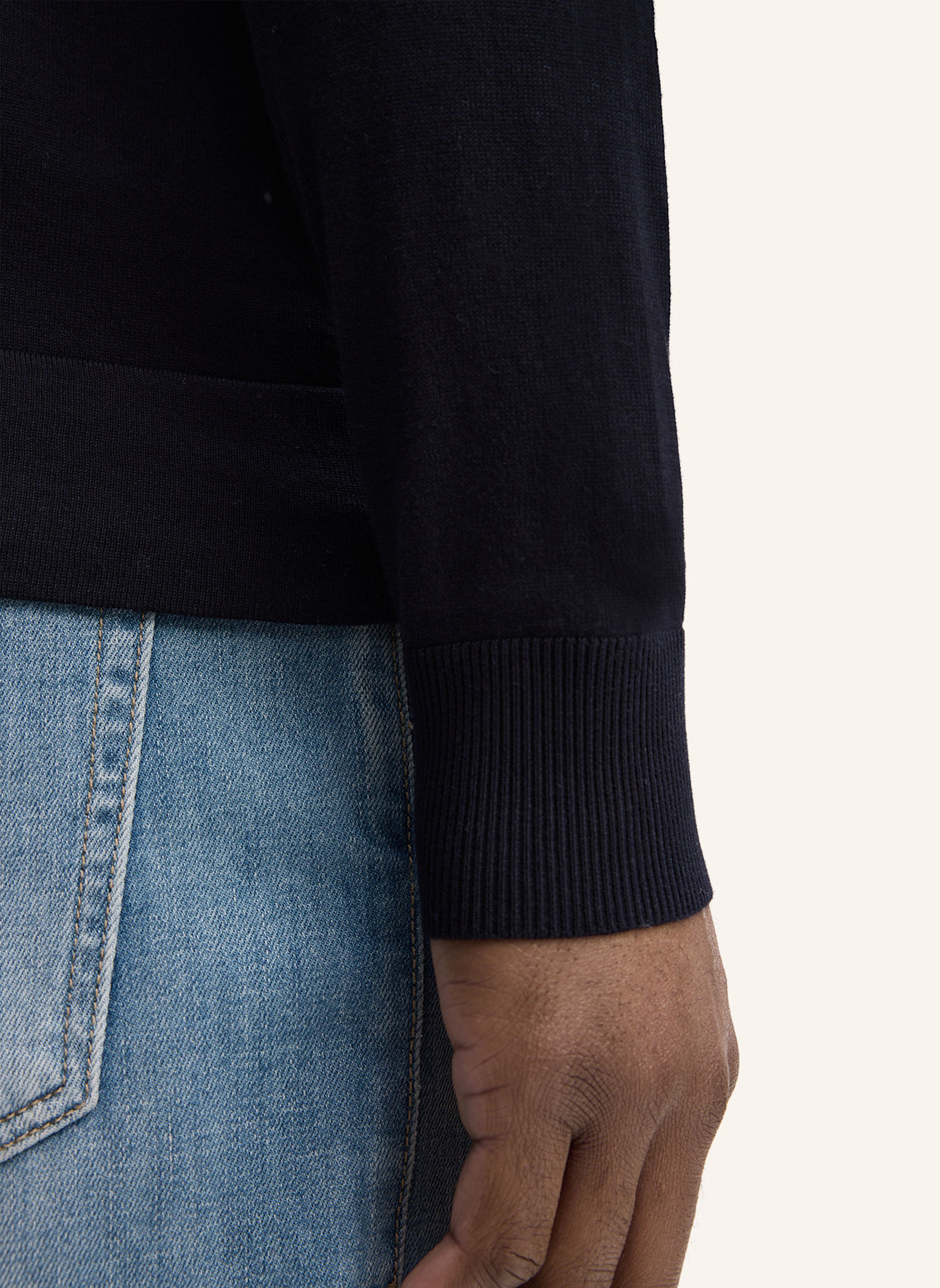 STRELLSON Pullover VINCENT: DUNKELBLAU