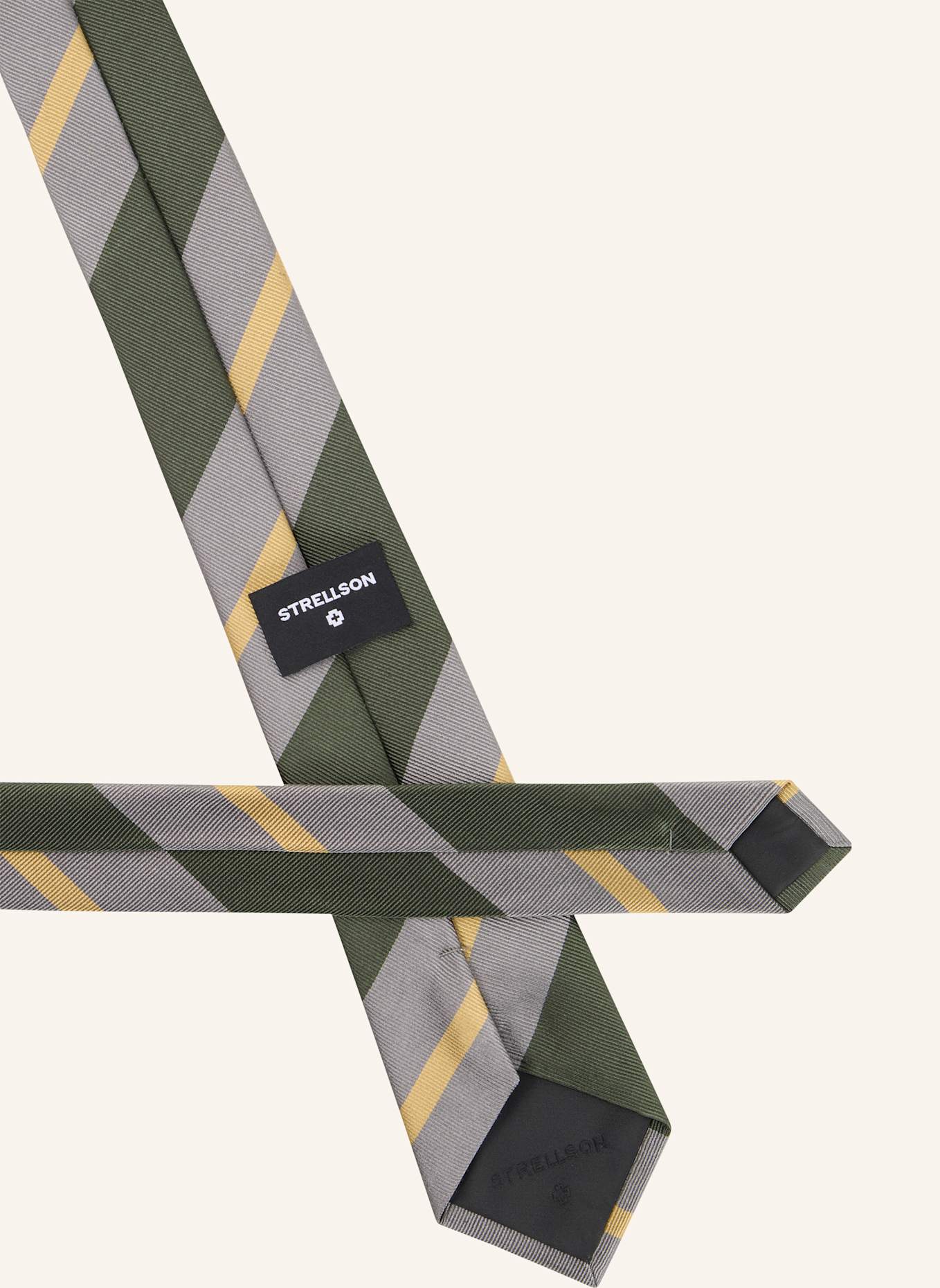 STRELLSON Krawatte KRAWATTE: OLIV