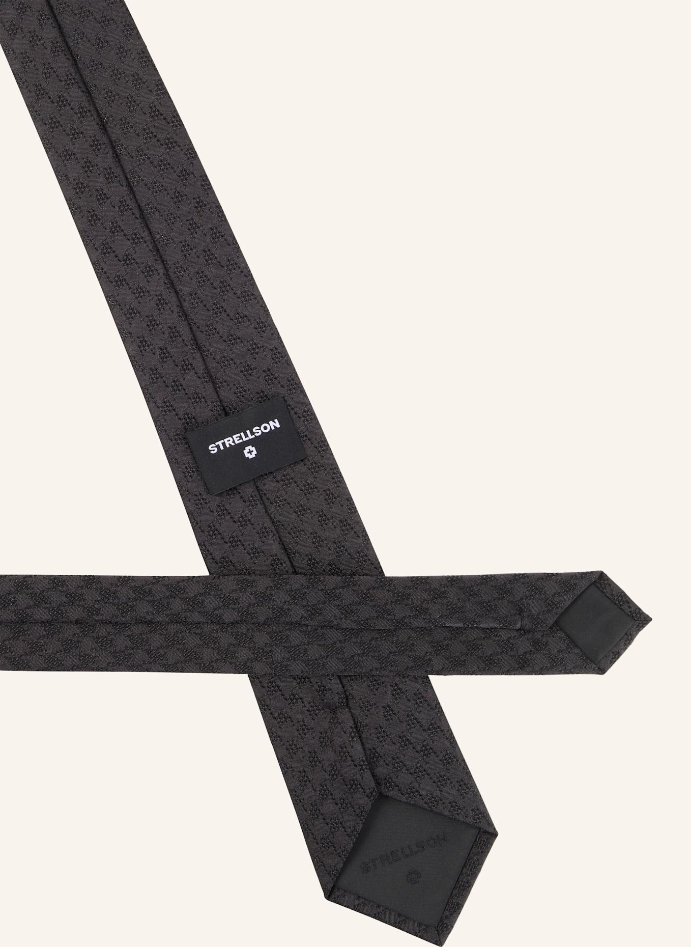 STRELLSON Krawatte KRAWATTE: SCHWARZ