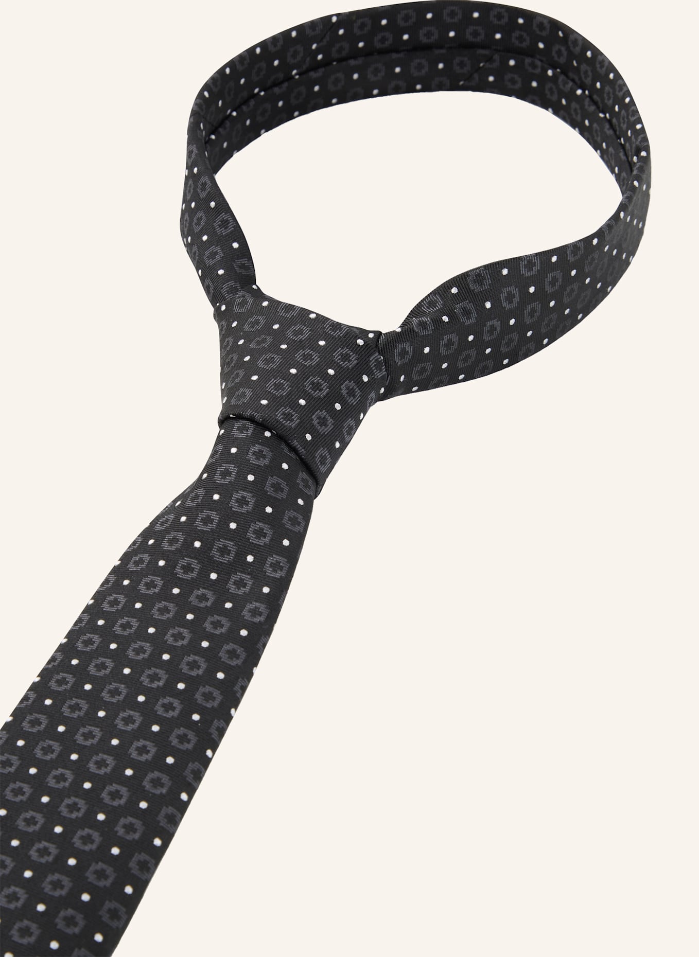 STRELLSON Krawatte KRAWATTE: SCHWARZ