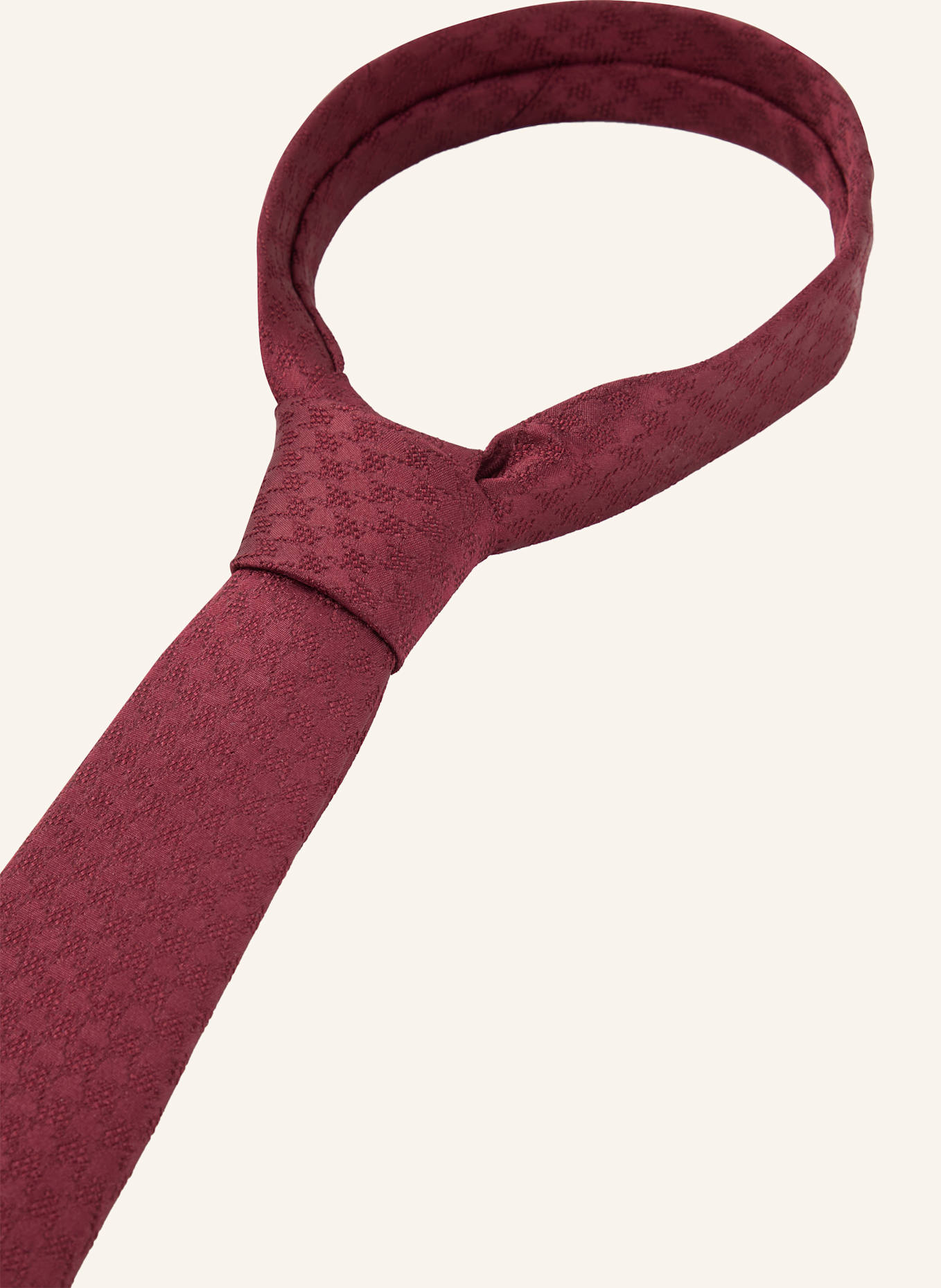 STRELLSON Krawatte KRAWATTE: DUNKELROT