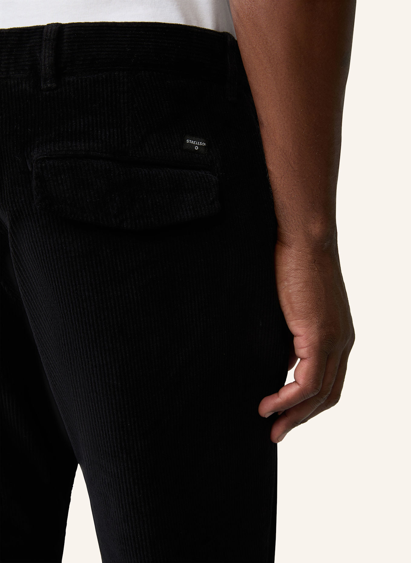 STRELLSON Cordhose LUC: SCHWARZ