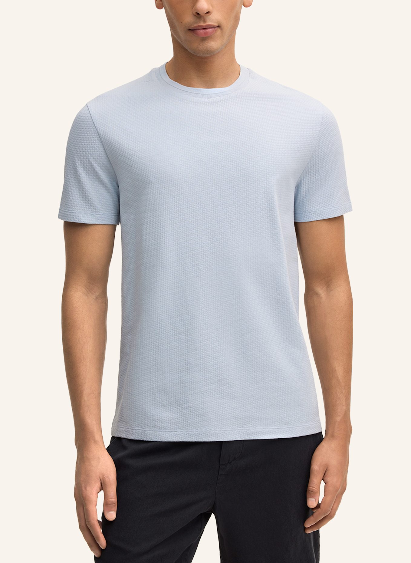 STRELLSON T-Shirt FISHER: HELLBLAU
