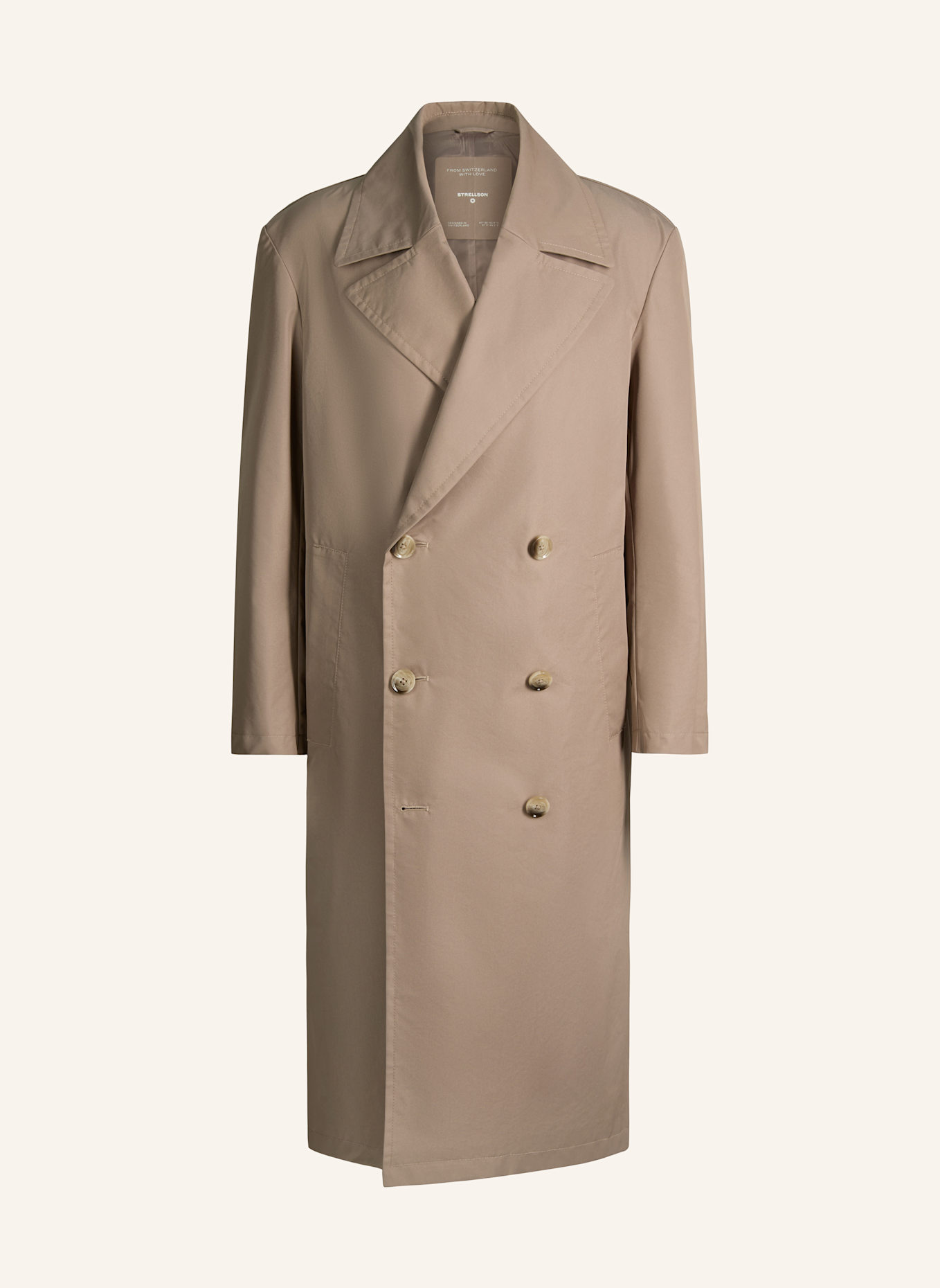 STRELLSON Trenchcoat ARCHIVE TRENCH: BEIGE