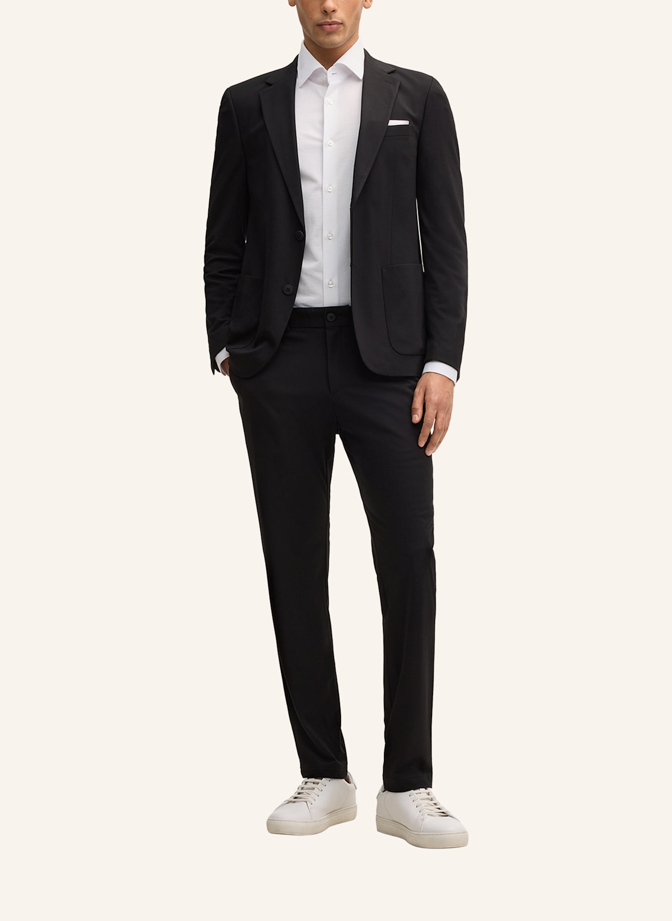 STRELLSON Anzugsakko ARNDT Slim Fit aus Jersey: SCHWARZ