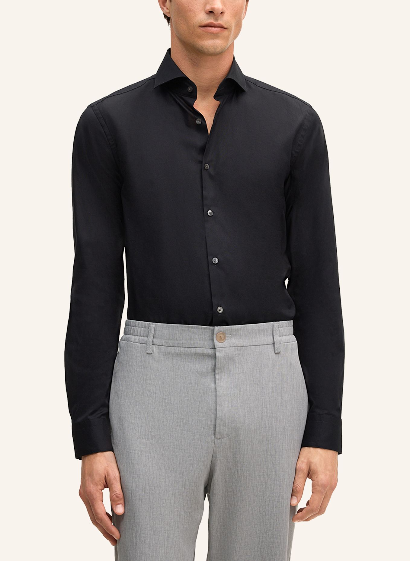 STRELLSON Business-Hemd ADRIAN: SCHWARZ