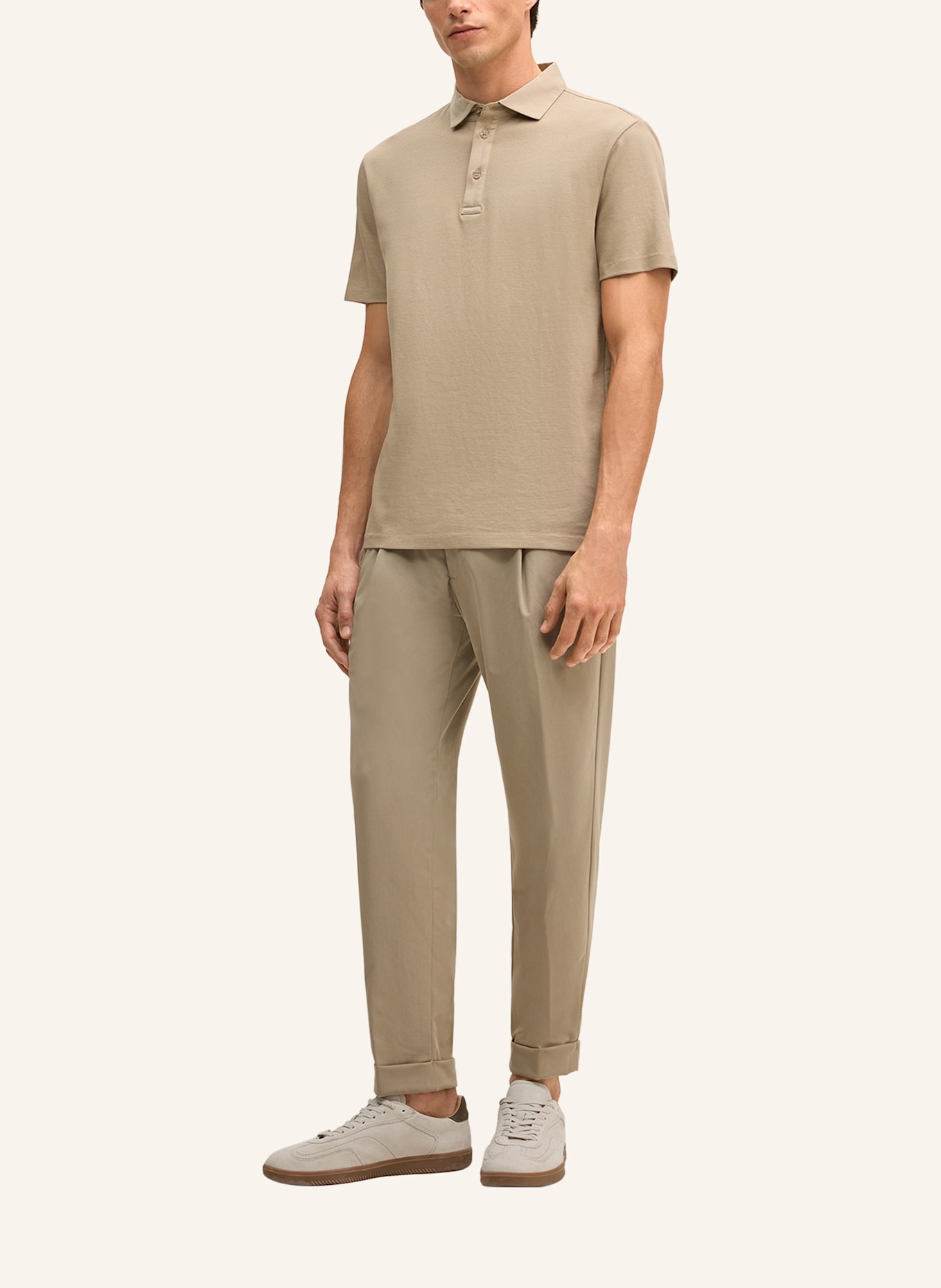 STRELLSON Poloshirt PIRO: BRAUN