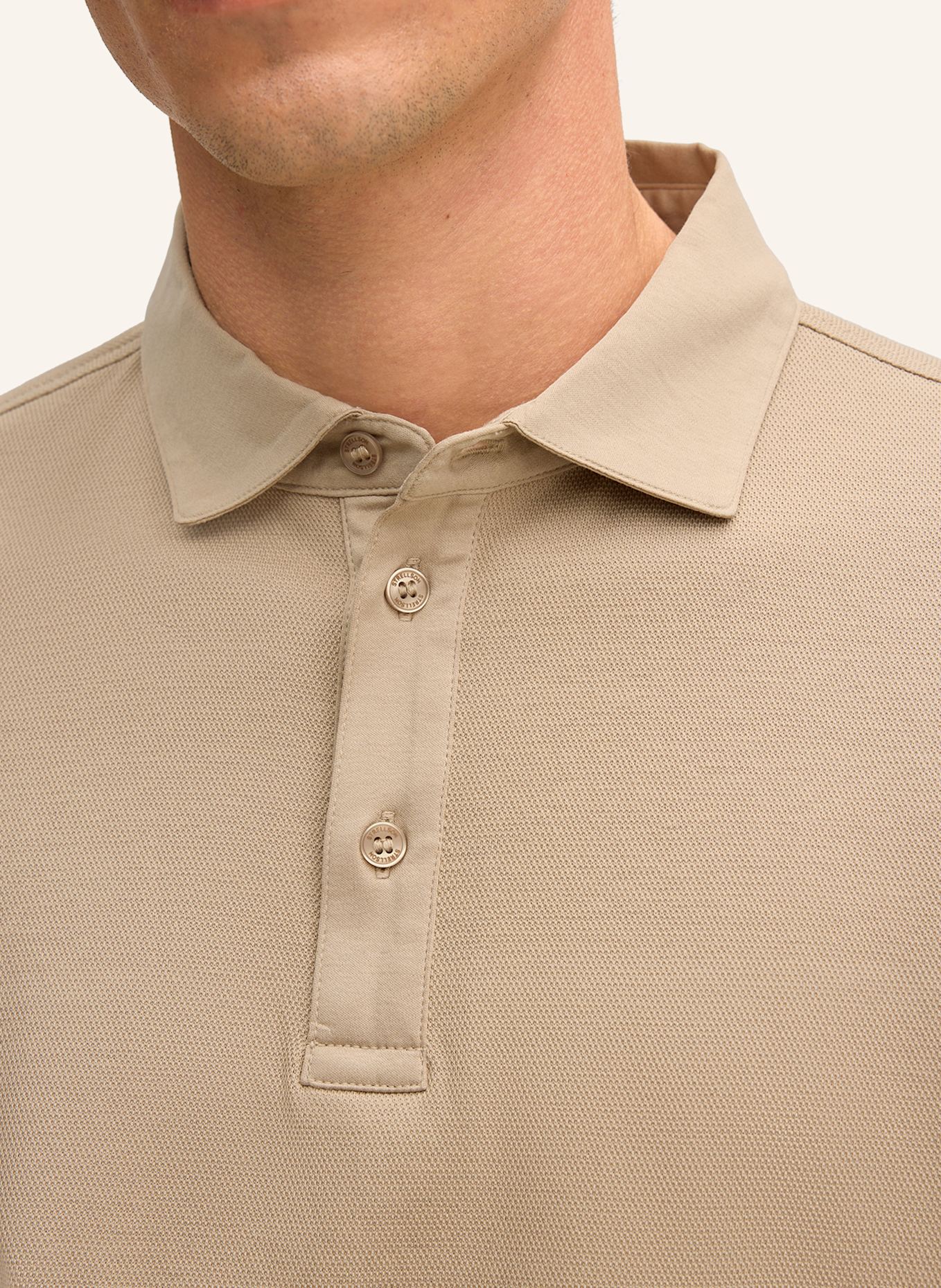 STRELLSON Poloshirt PIRO: BRAUN
