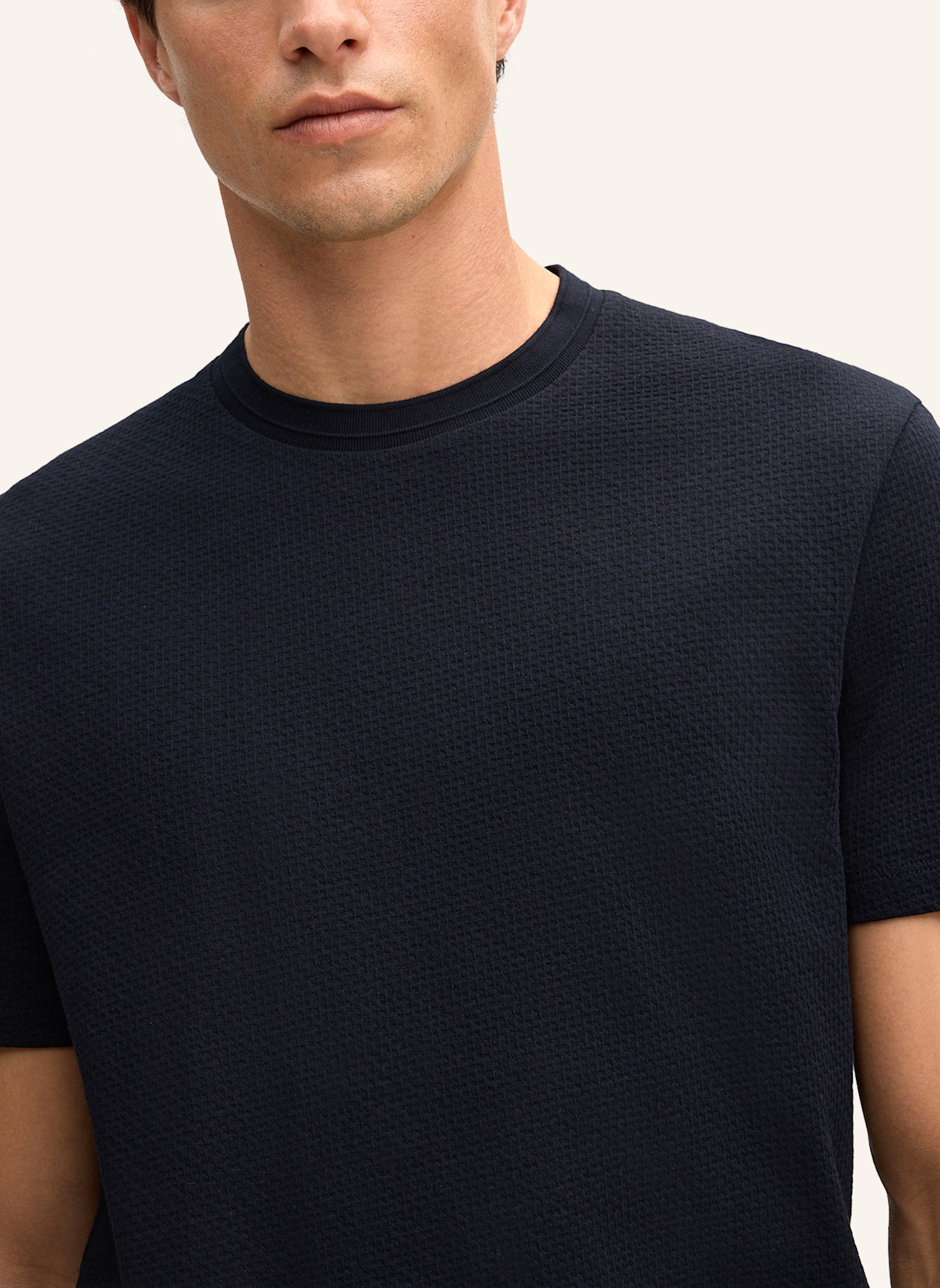 STRELLSON T-Shirt FISHER: DUNKELBLAU