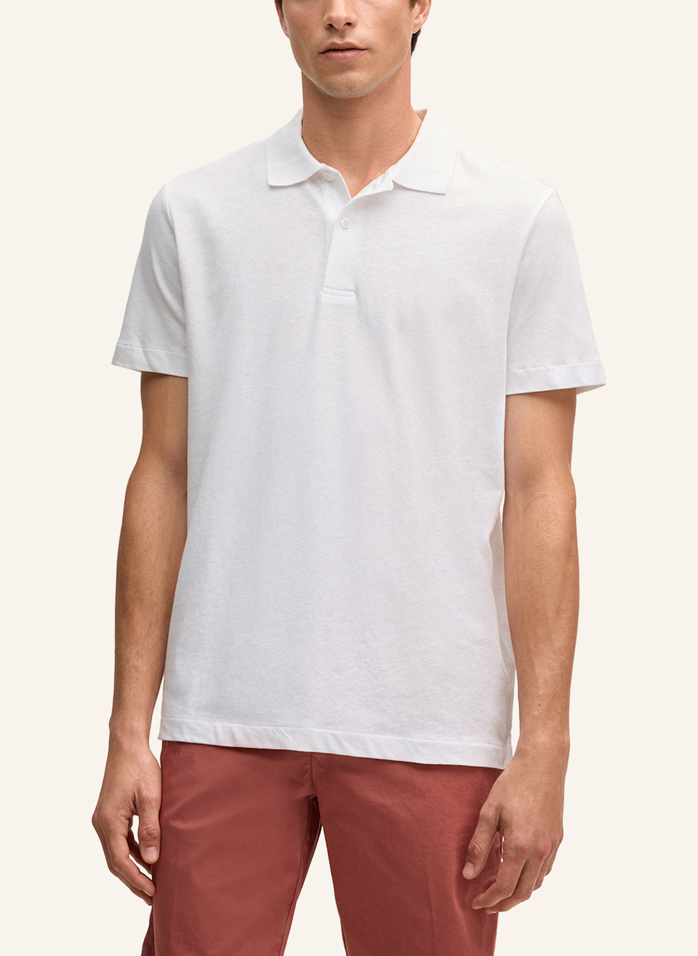 STRELLSON Poloshirt LINO: WEISS