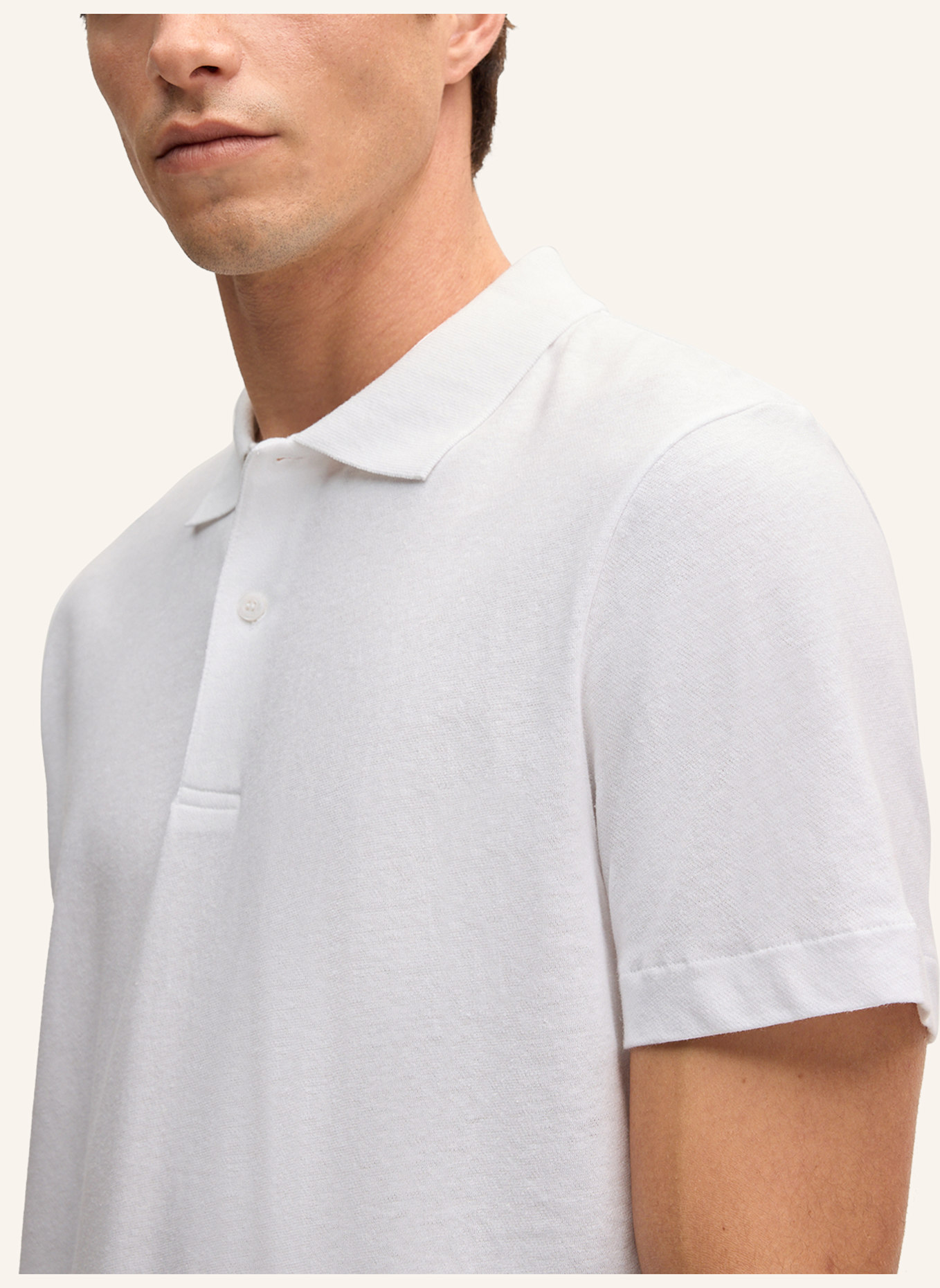 STRELLSON Poloshirt LINO: WEISS
