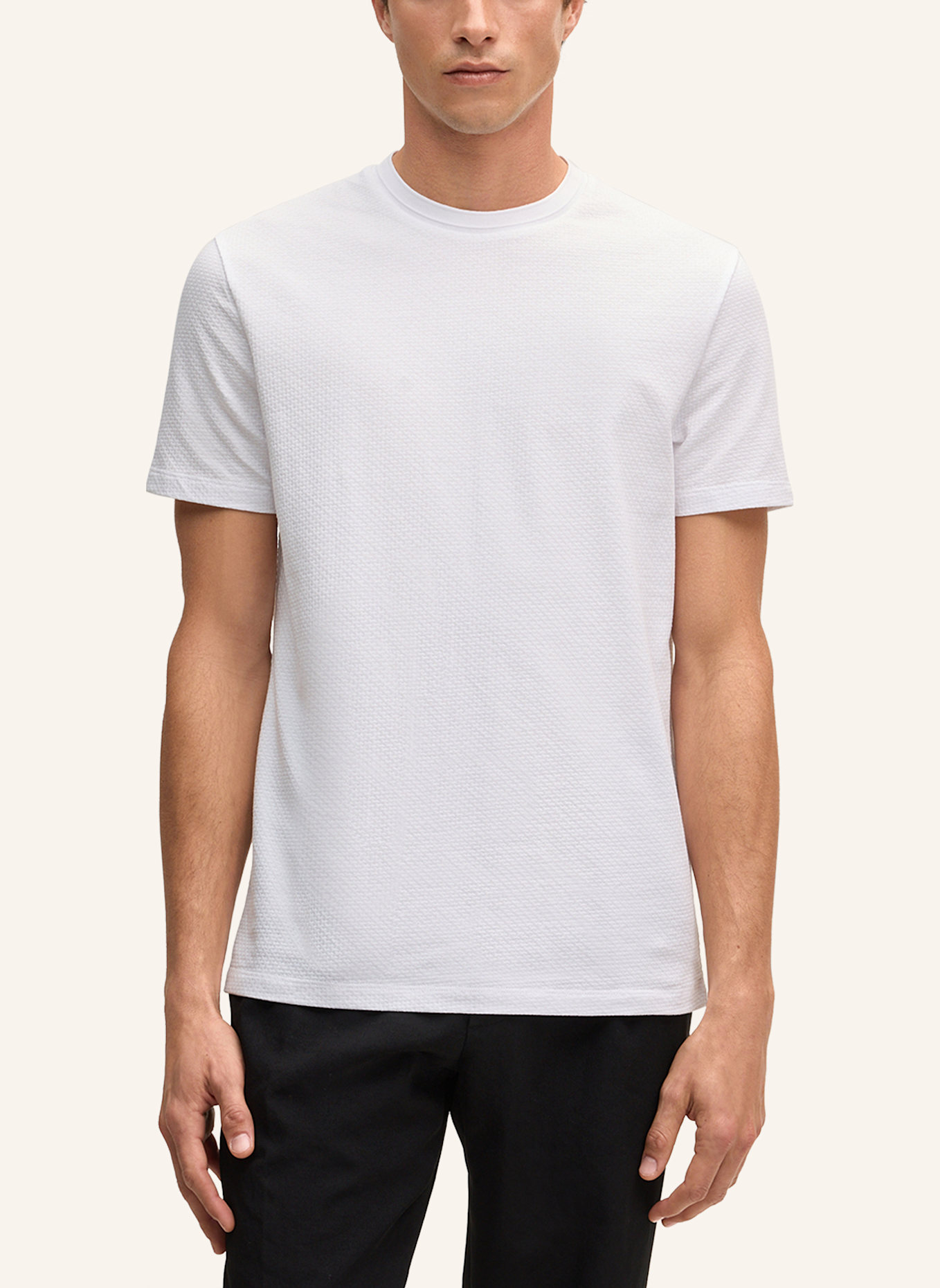 STRELLSON T-Shirt FISHER: WEISS