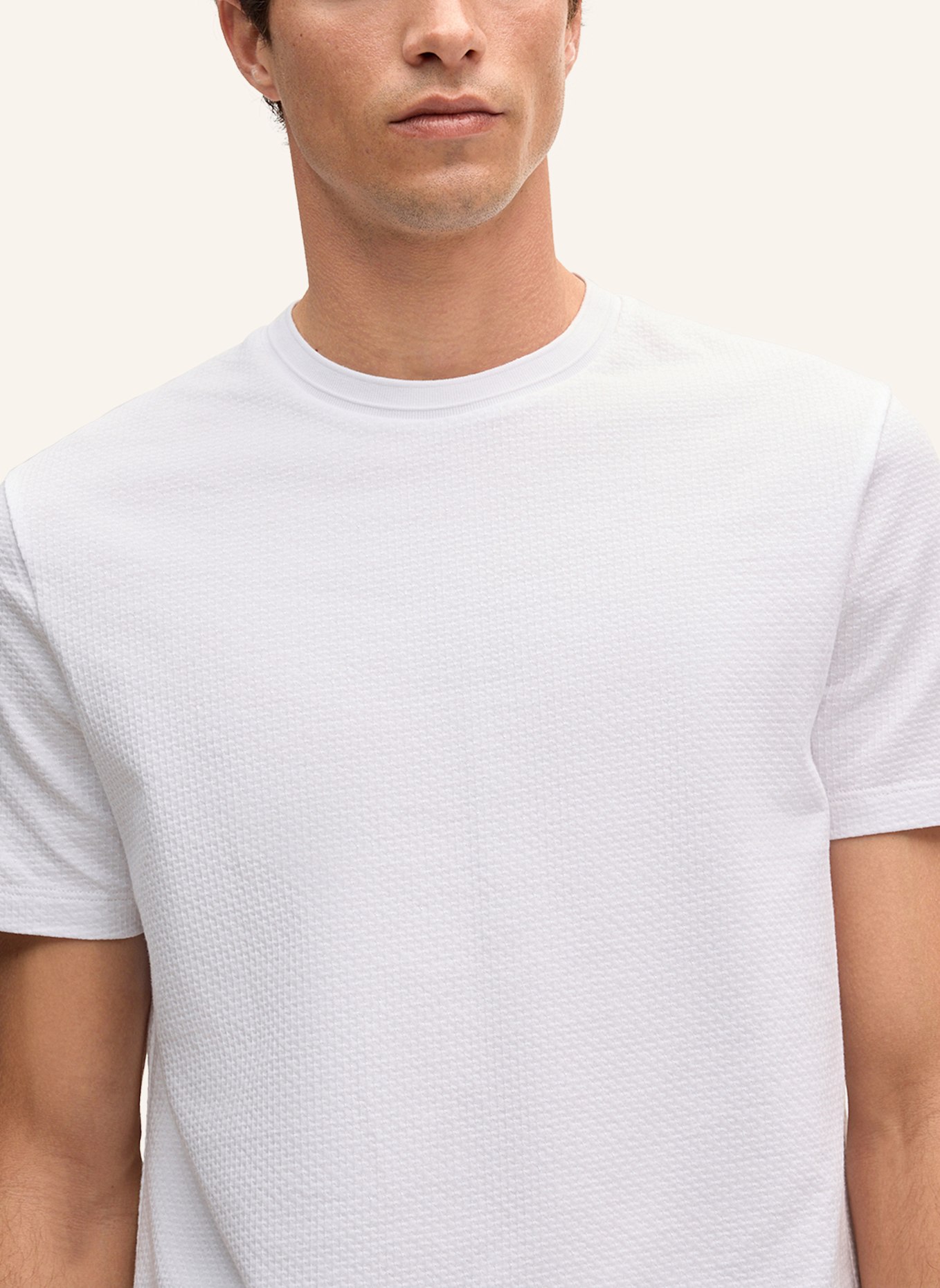 STRELLSON T-Shirt FISHER: WEISS