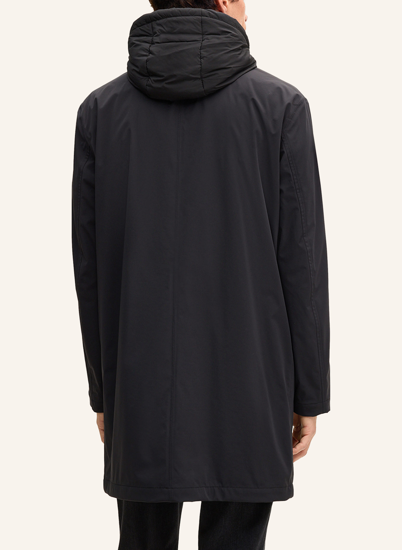 STRELLSON Regenmantel REGENMANTEL: SCHWARZ