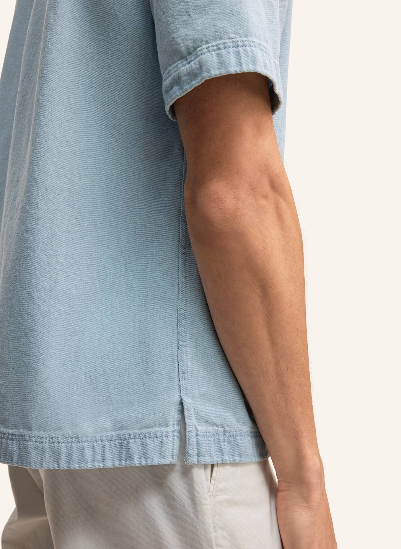 STRELLSON Kurzarm-Hemd NAVI: HELLBLAU