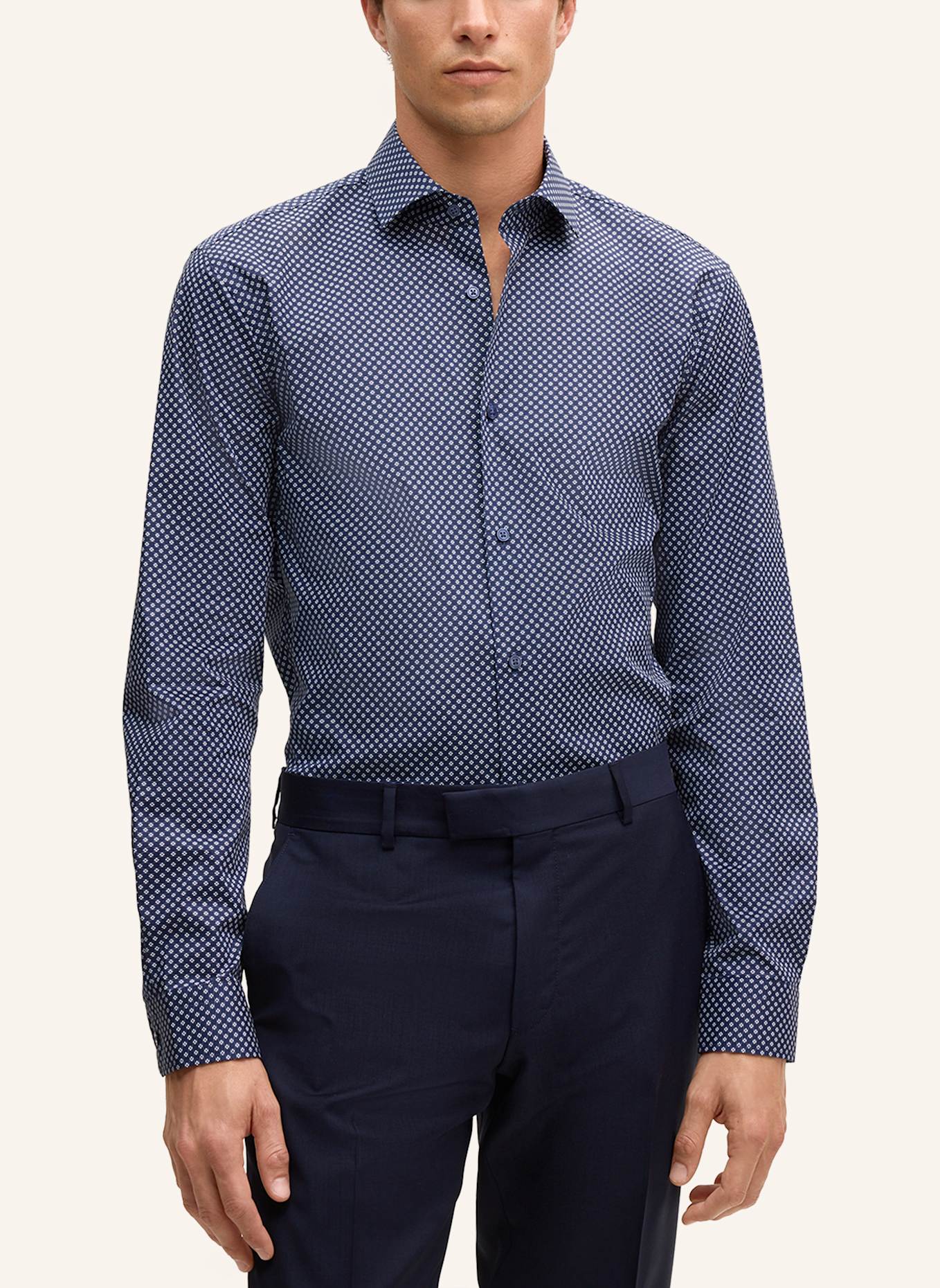 STRELLSON Hemd STAN: DUNKELBLAU