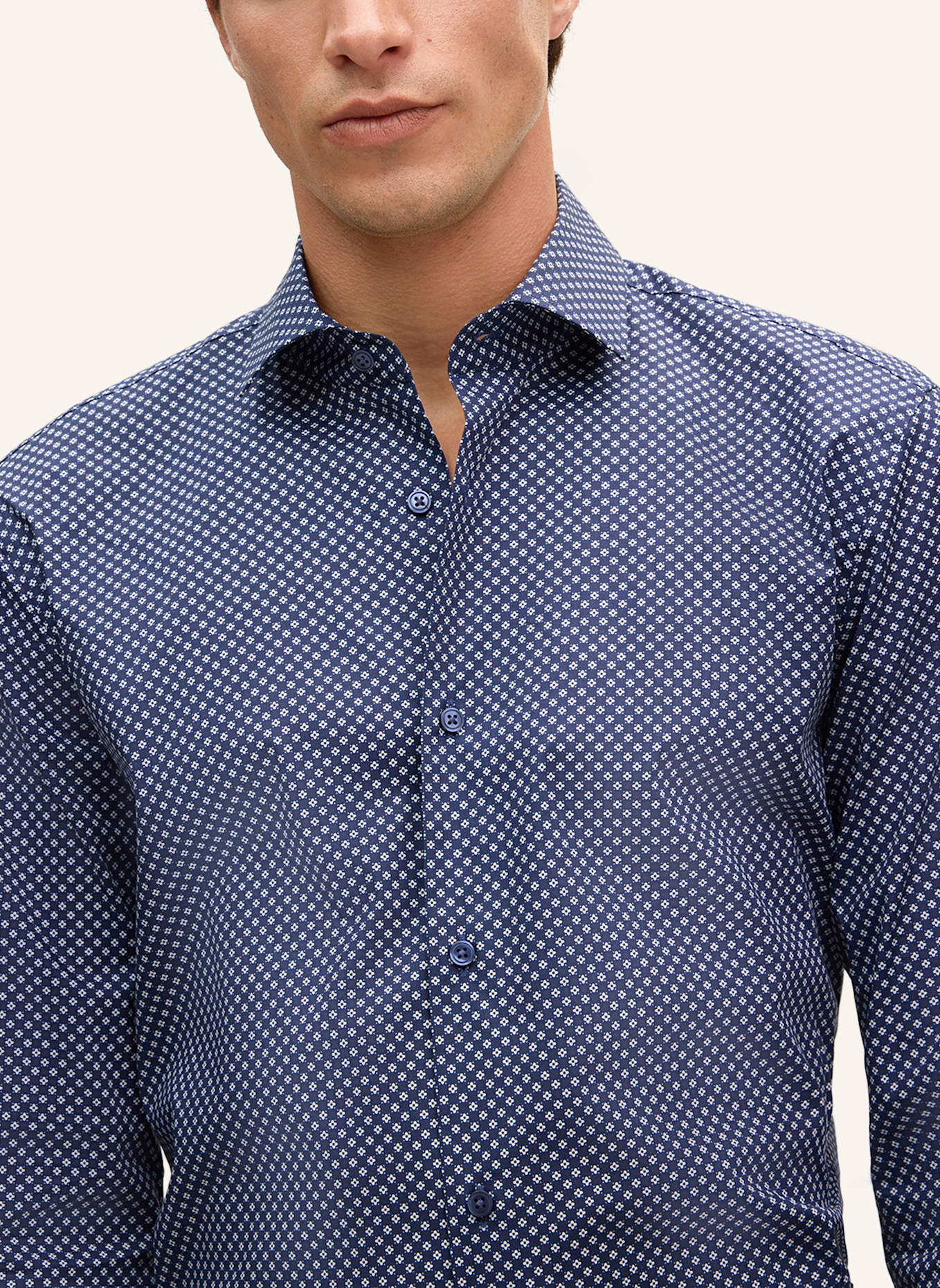 STRELLSON Hemd STAN: DUNKELBLAU