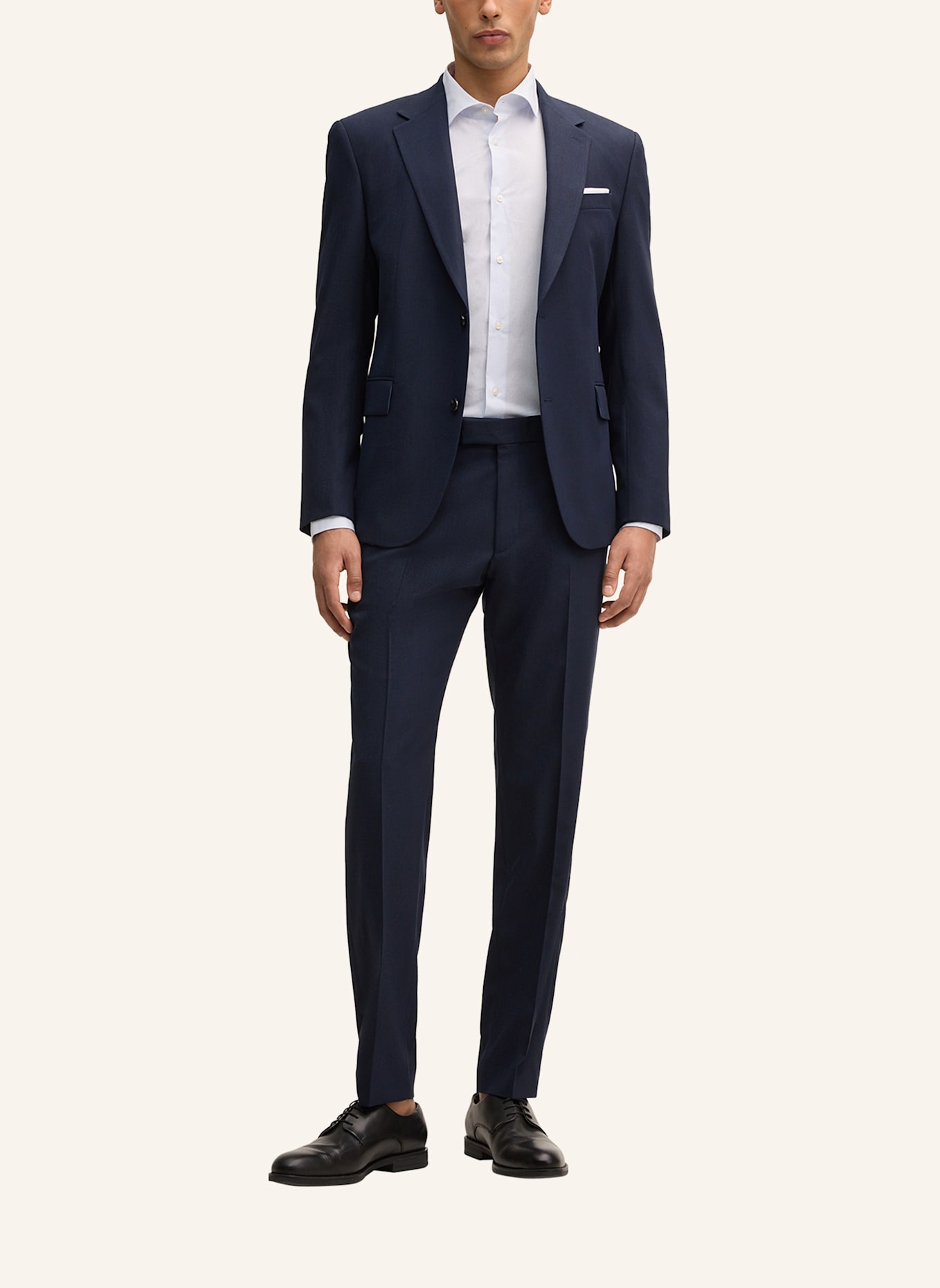 STRELLSON Hemd STAN: WEISS/ HELLBLAU