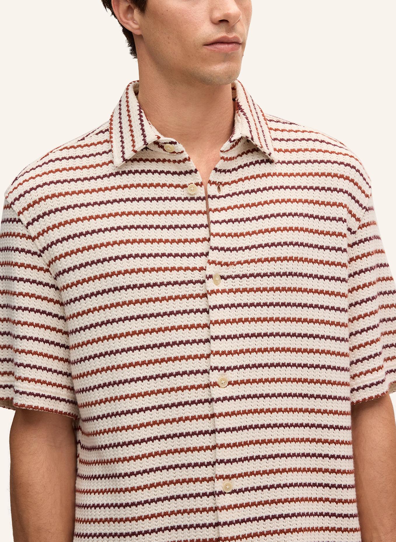 STRELLSON Strickhemd COLIN Regular Fit: BEIGE