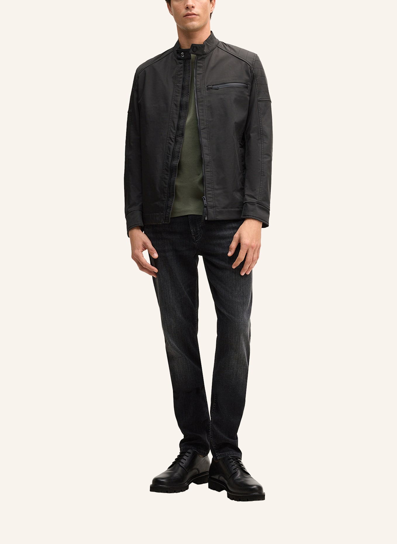 STRELLSON Blouson ROCKSTON 2.0: SCHWARZ