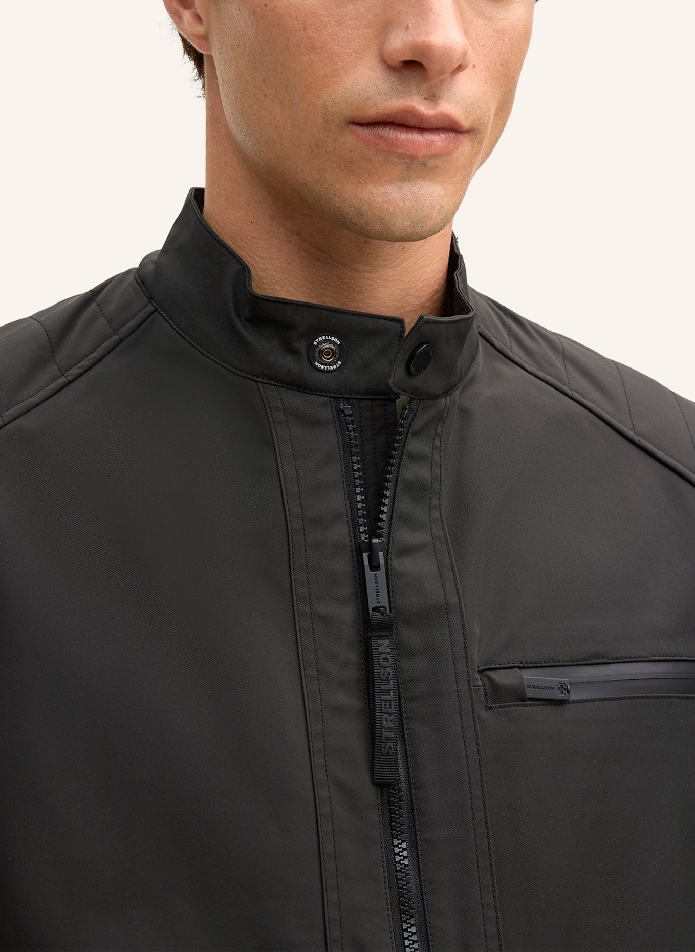 STRELLSON Blouson ROCKSTON 2.0: SCHWARZ