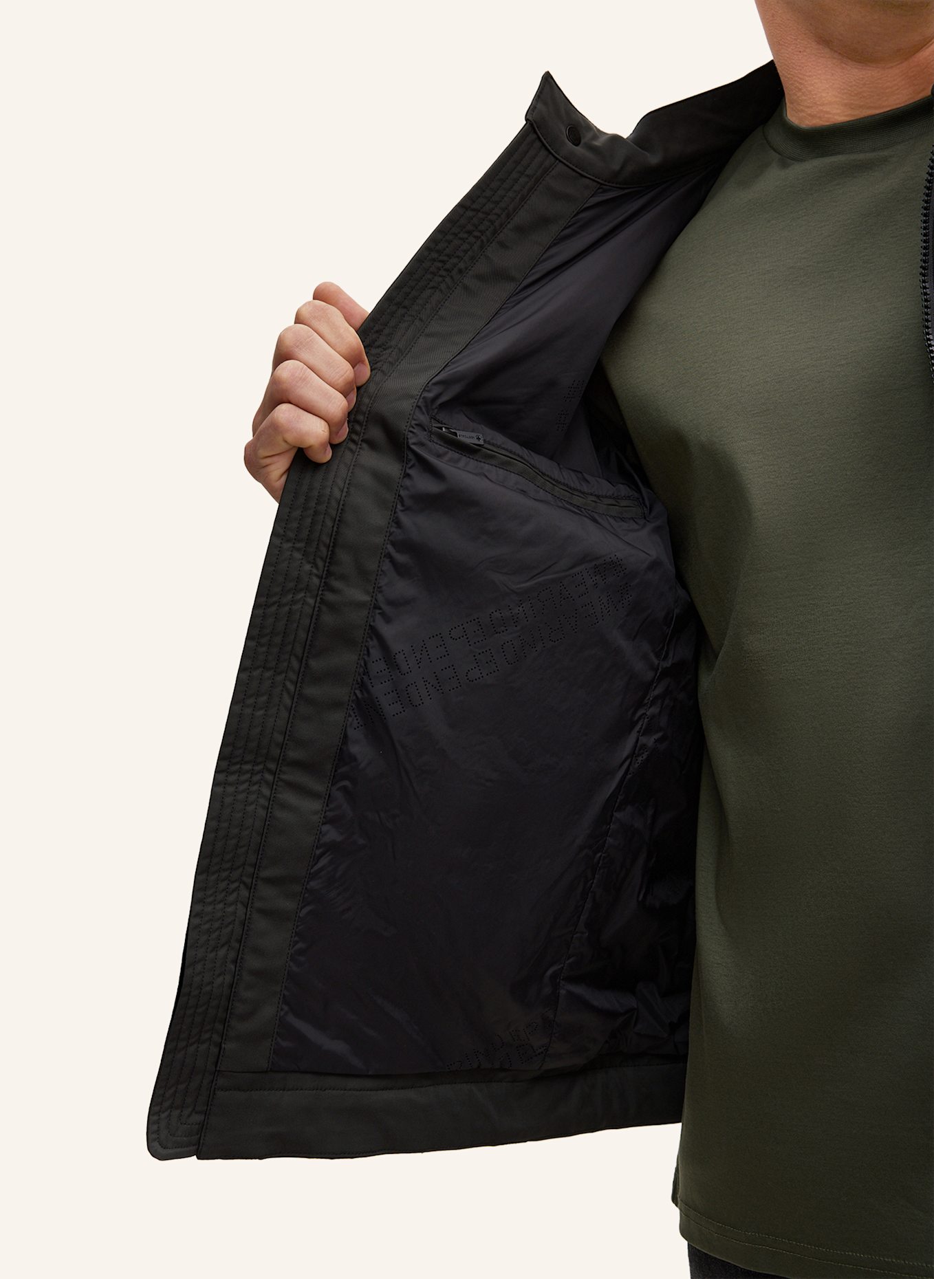 STRELLSON Blouson ROCKSTON 2.0: SCHWARZ