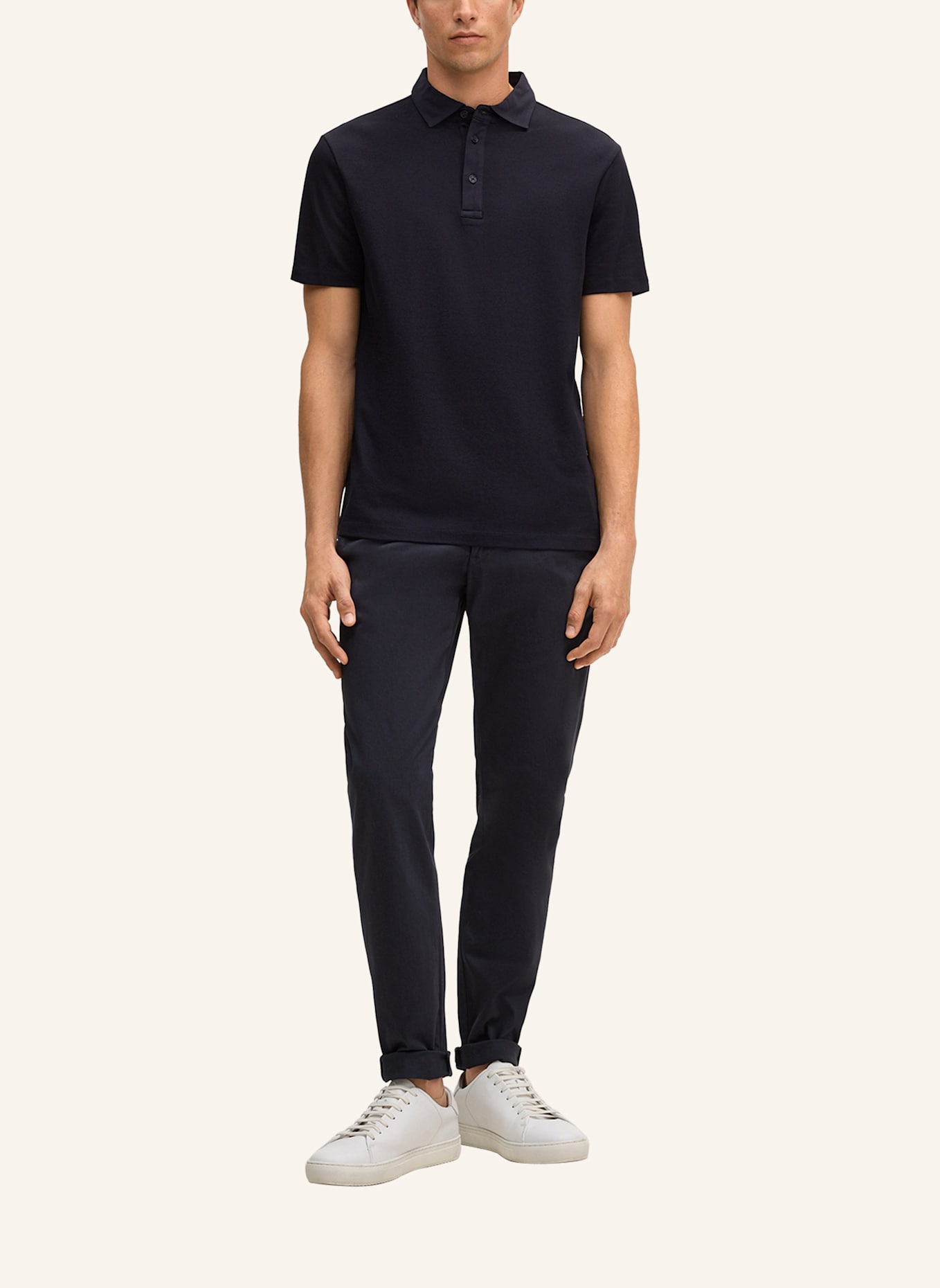 STRELLSON Poloshirt PIRO: DUNKELBLAU