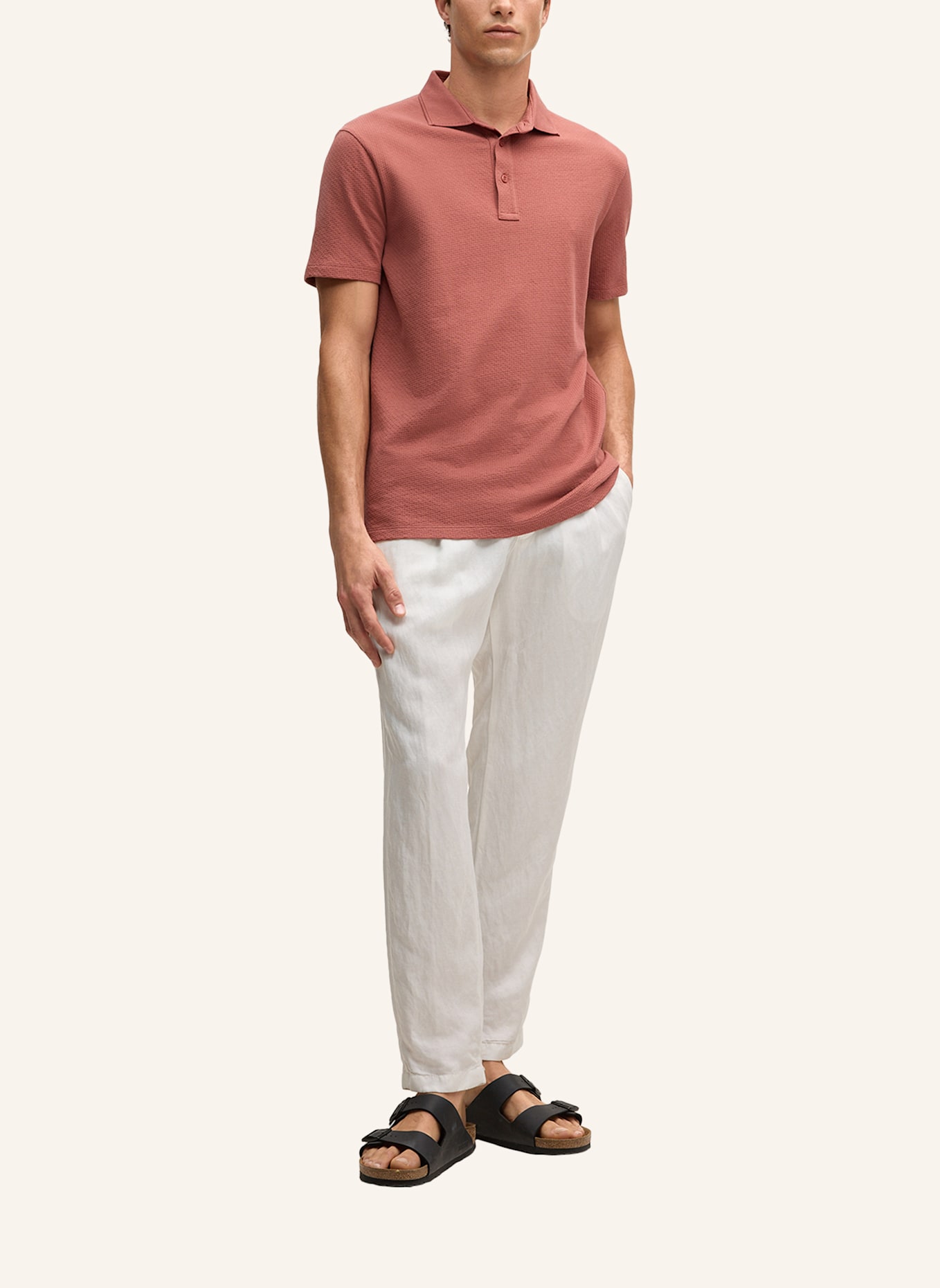 STRELLSON Poloshirt FISHER: ROT