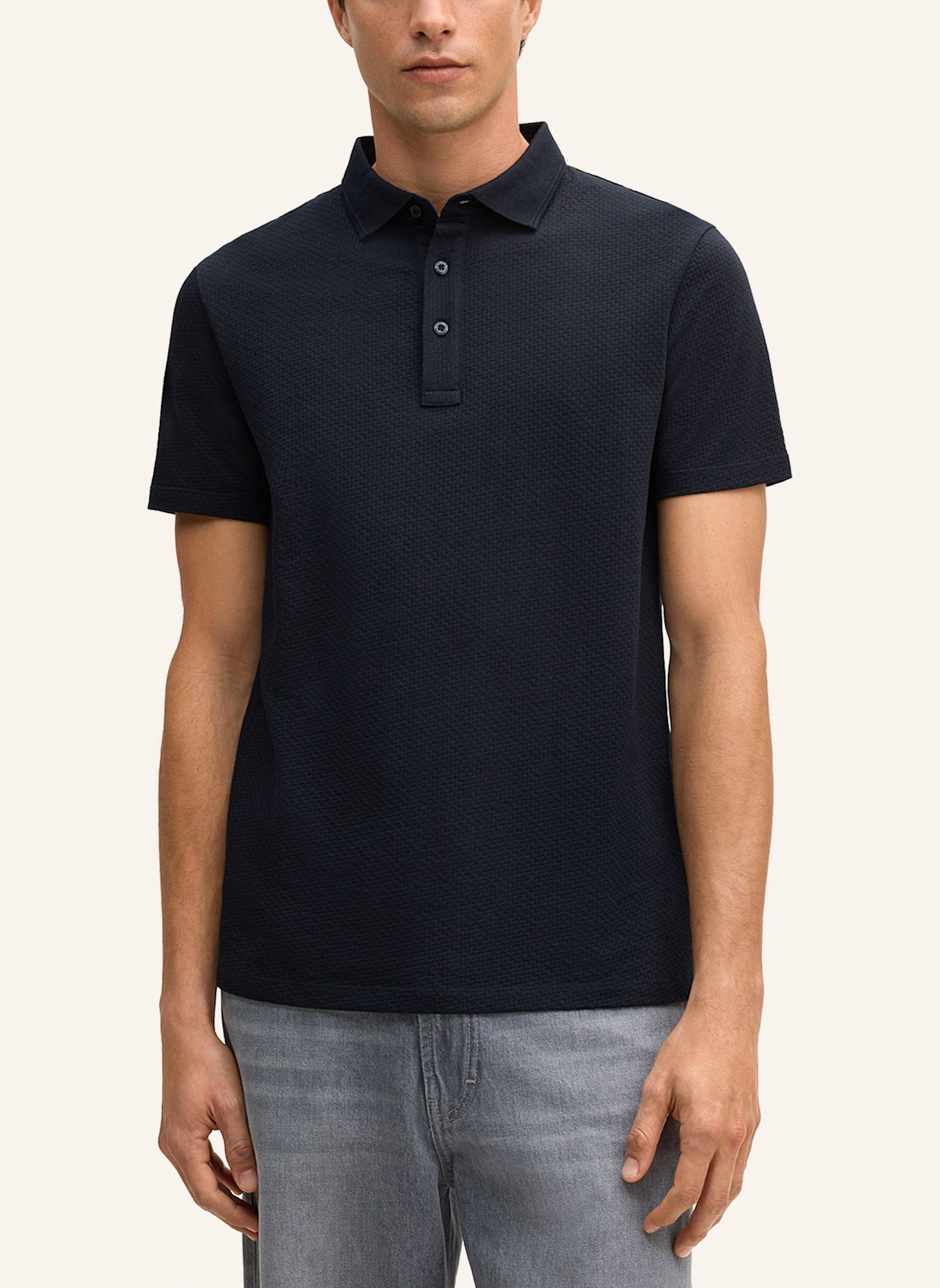 STRELLSON Poloshirt FISHER: DUNKELBLAU