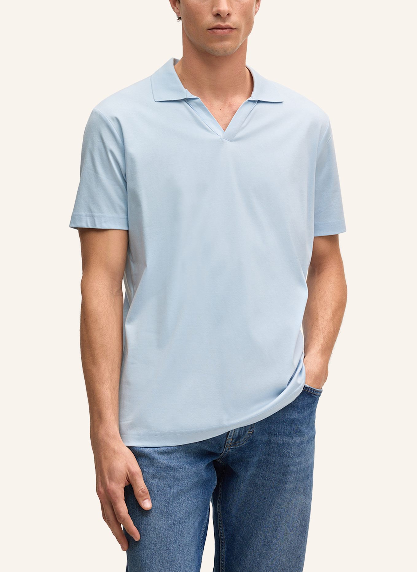 STRELLSON Poloshirt PEPE: HELLBLAU