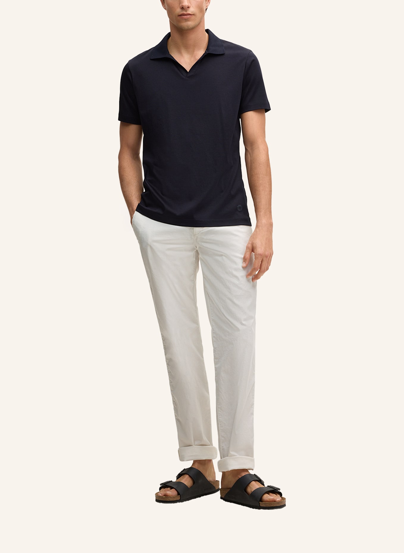 STRELLSON Poloshirt PEPE: DUNKELBLAU