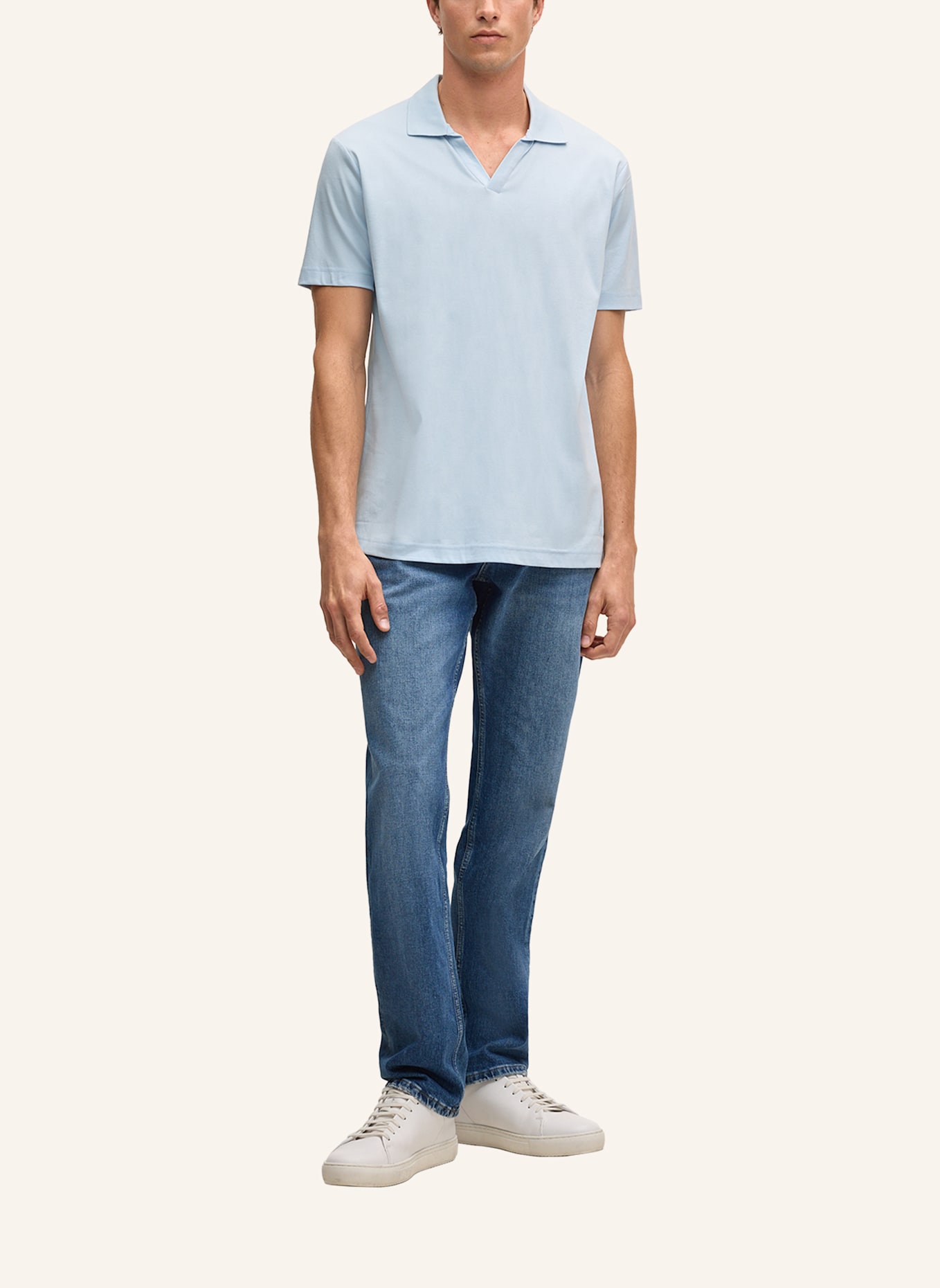 STRELLSON Poloshirt PEPE: HELLBLAU