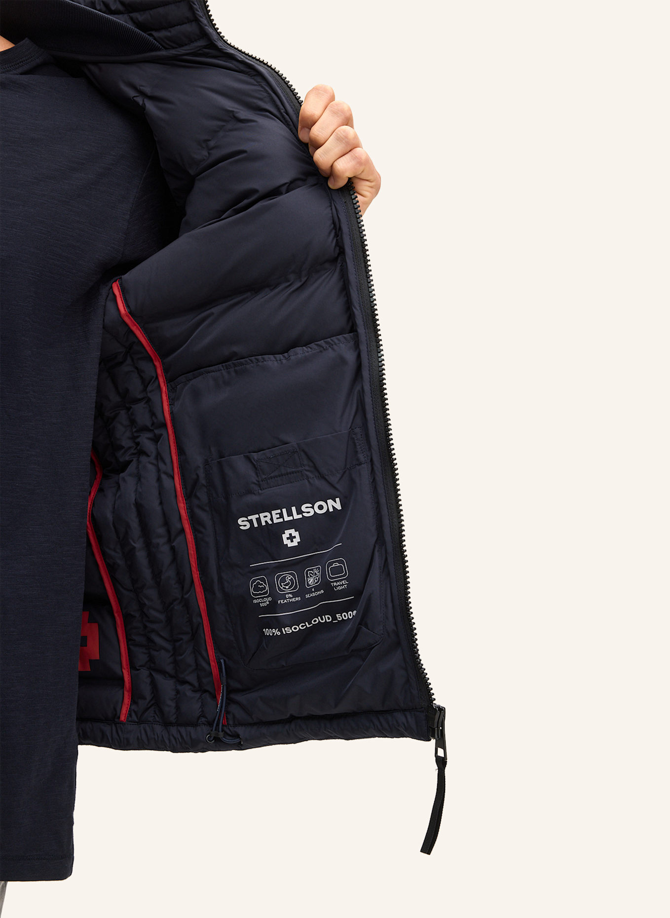 STRELLSON Steppjacke STEPPJACKE COMISO: DUNKELBLAU