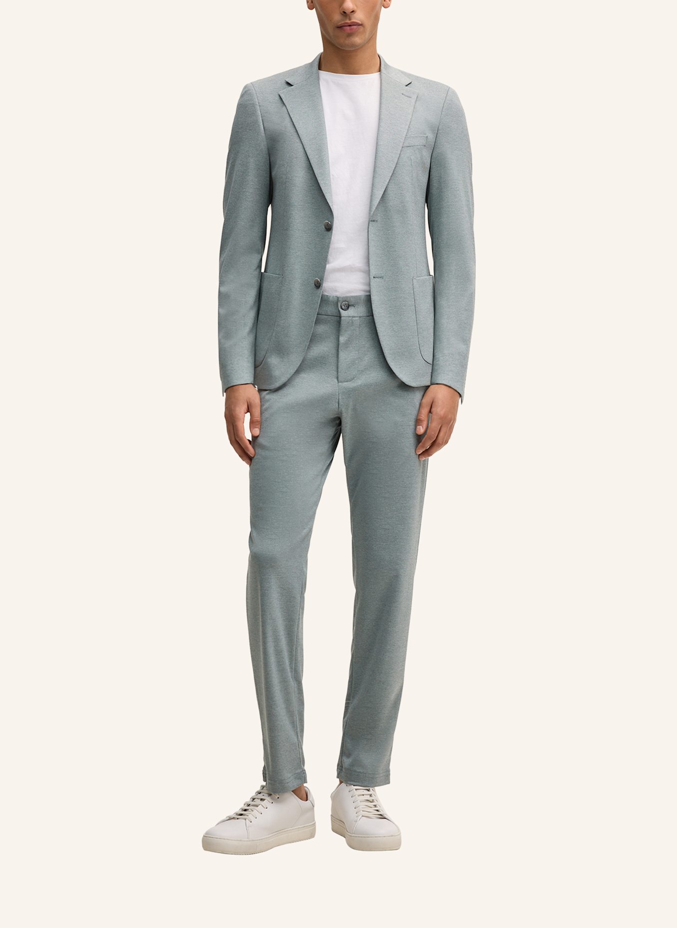 STRELLSON Anzugsakko ARNDT Slim Fit aus Jersey: GRÜN