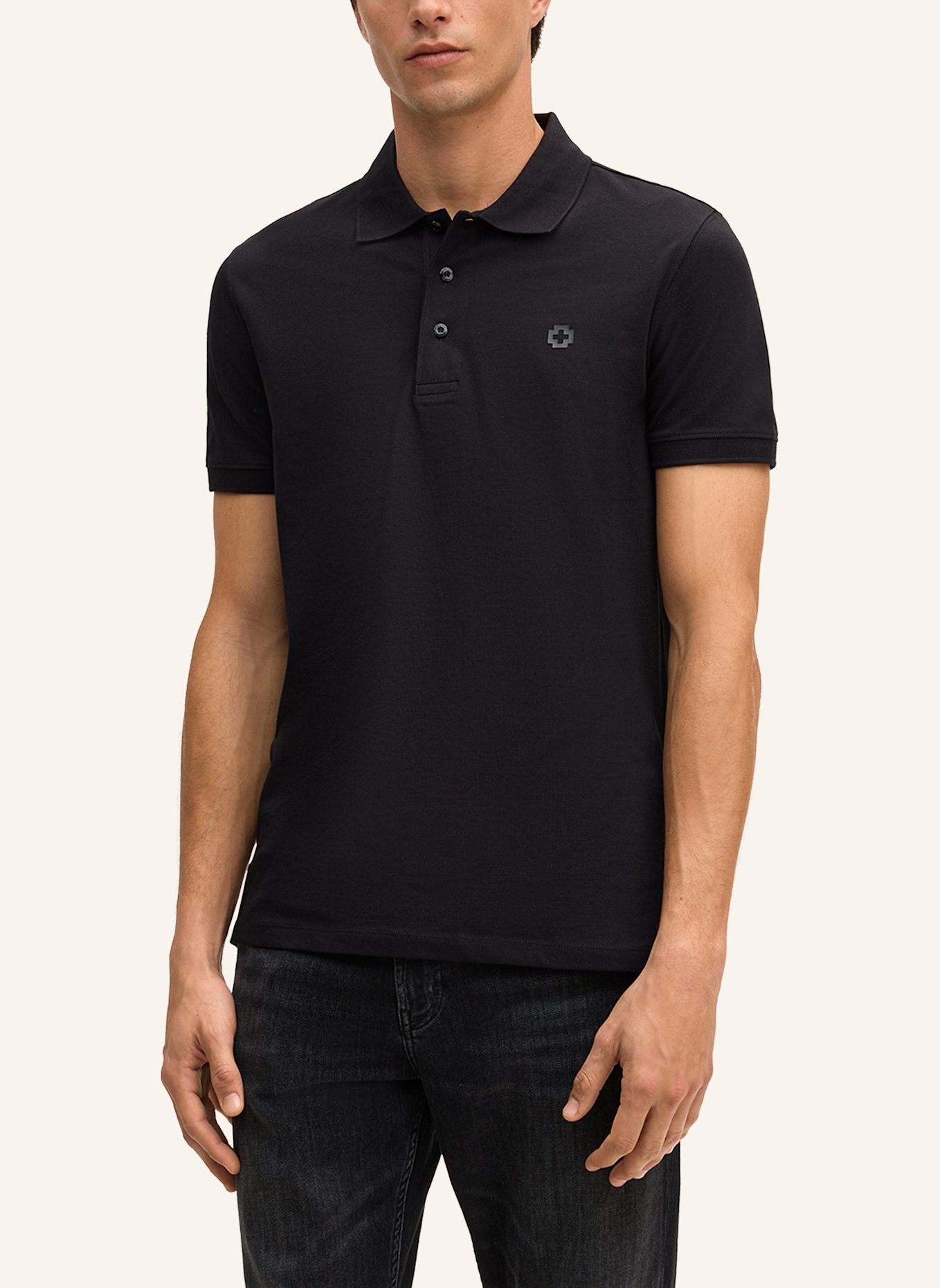 STRELLSON Poloshirt PINO: SCHWARZ