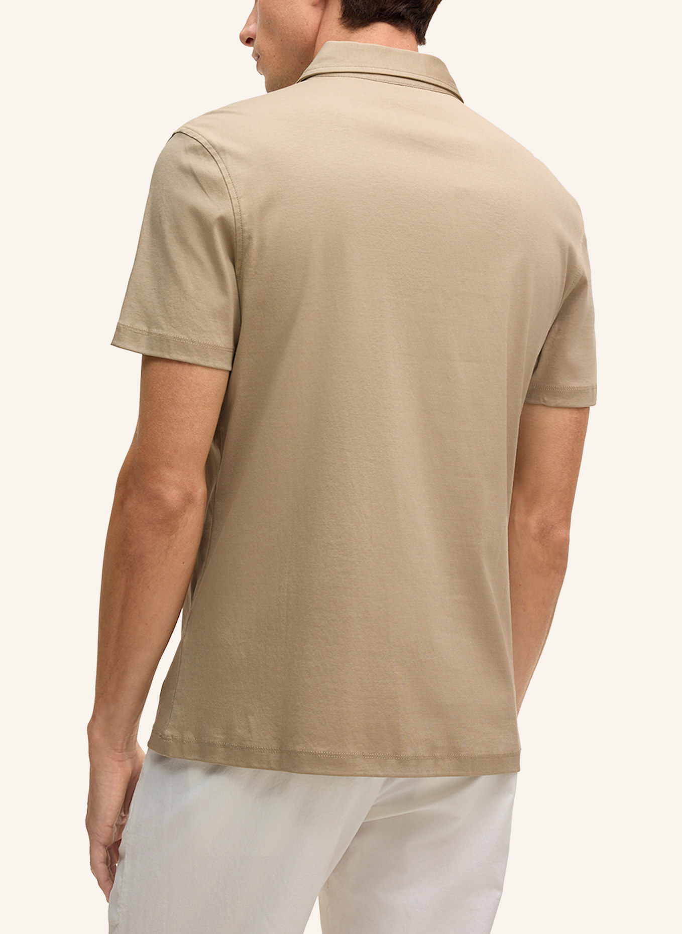 STRELLSON Jersey-Poloshirt PEPE: BEIGE