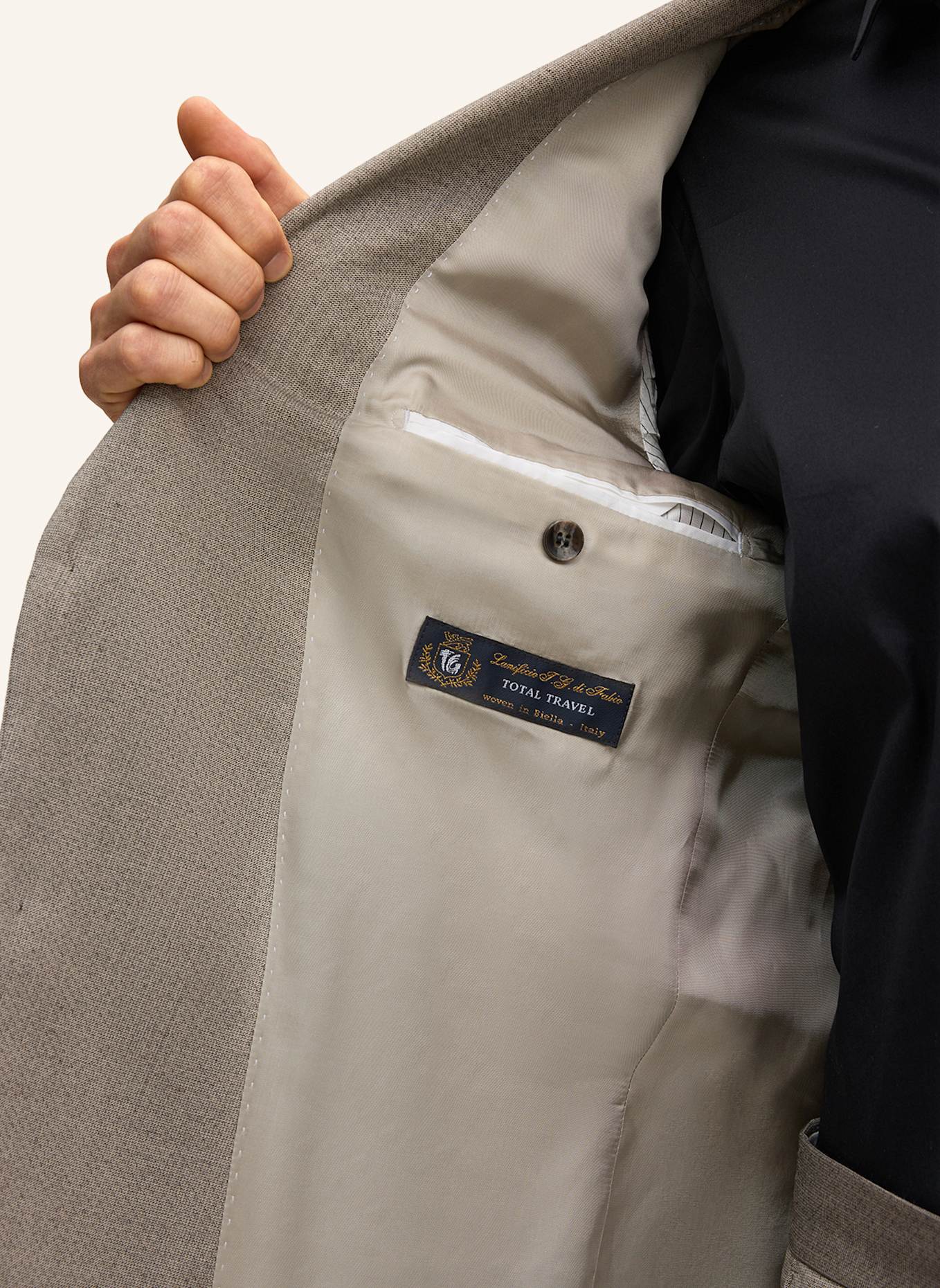 STRELLSON Baukasten Sakko AIDAN: BEIGE